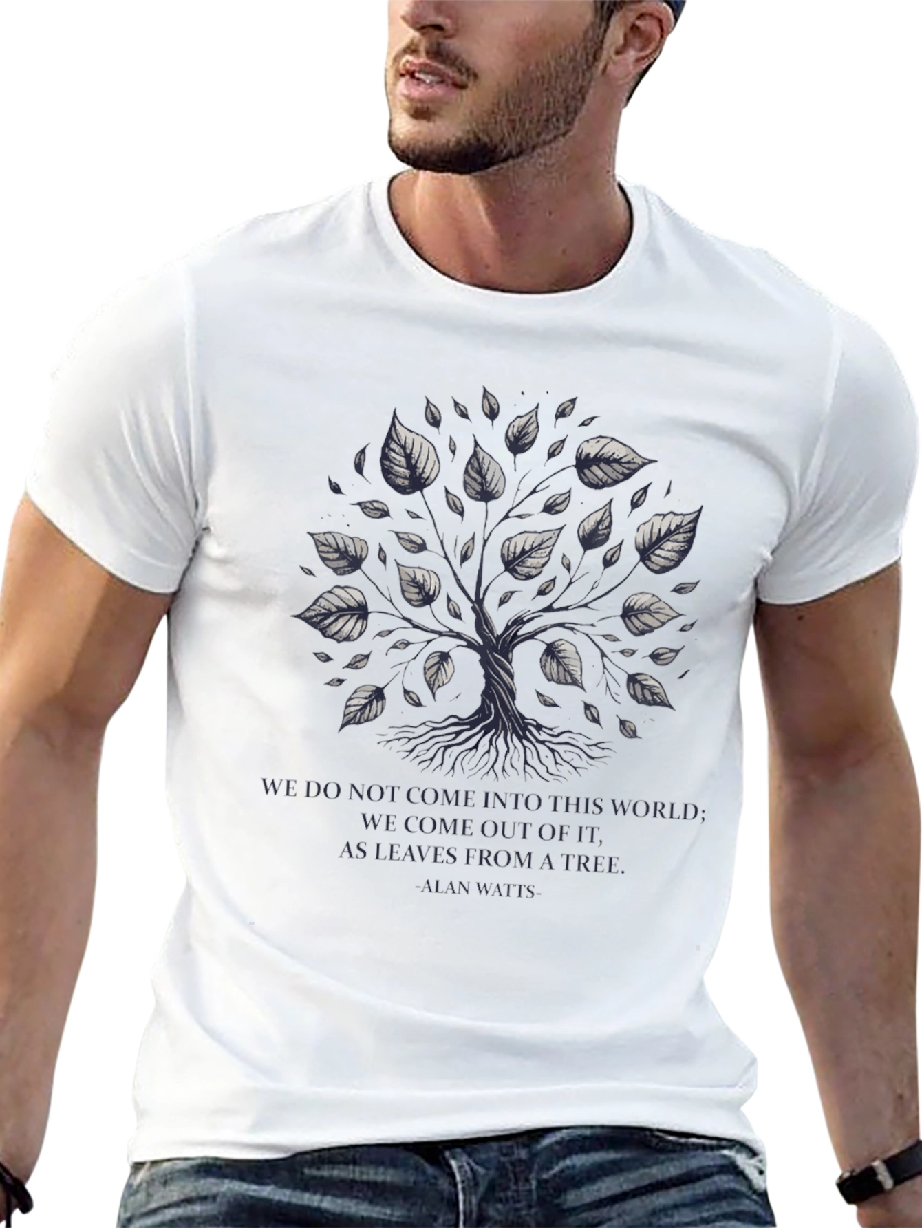 Nature Inspired Graphic Tee - Tree of Life Design