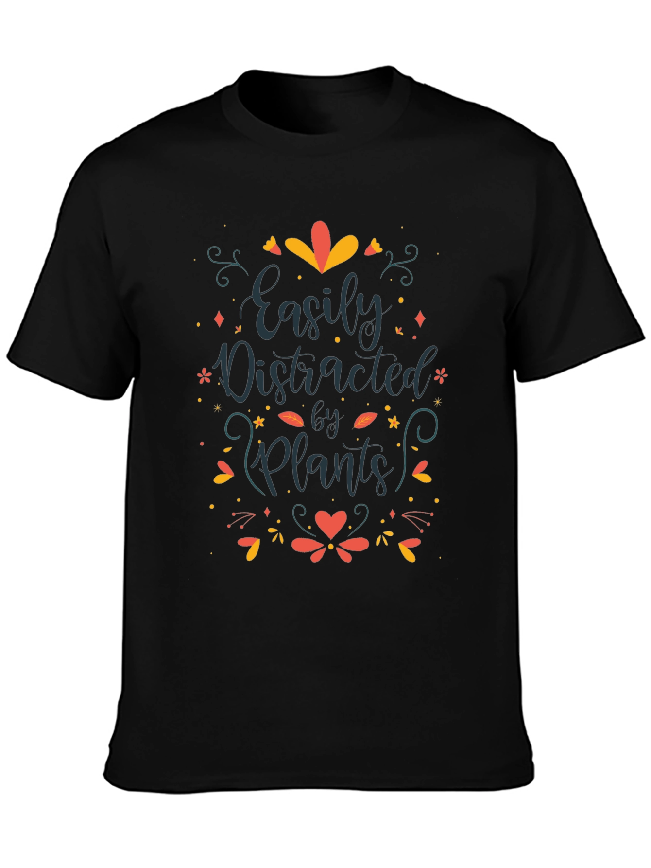 Easily Distracted by Plants Graphic T-Shirt