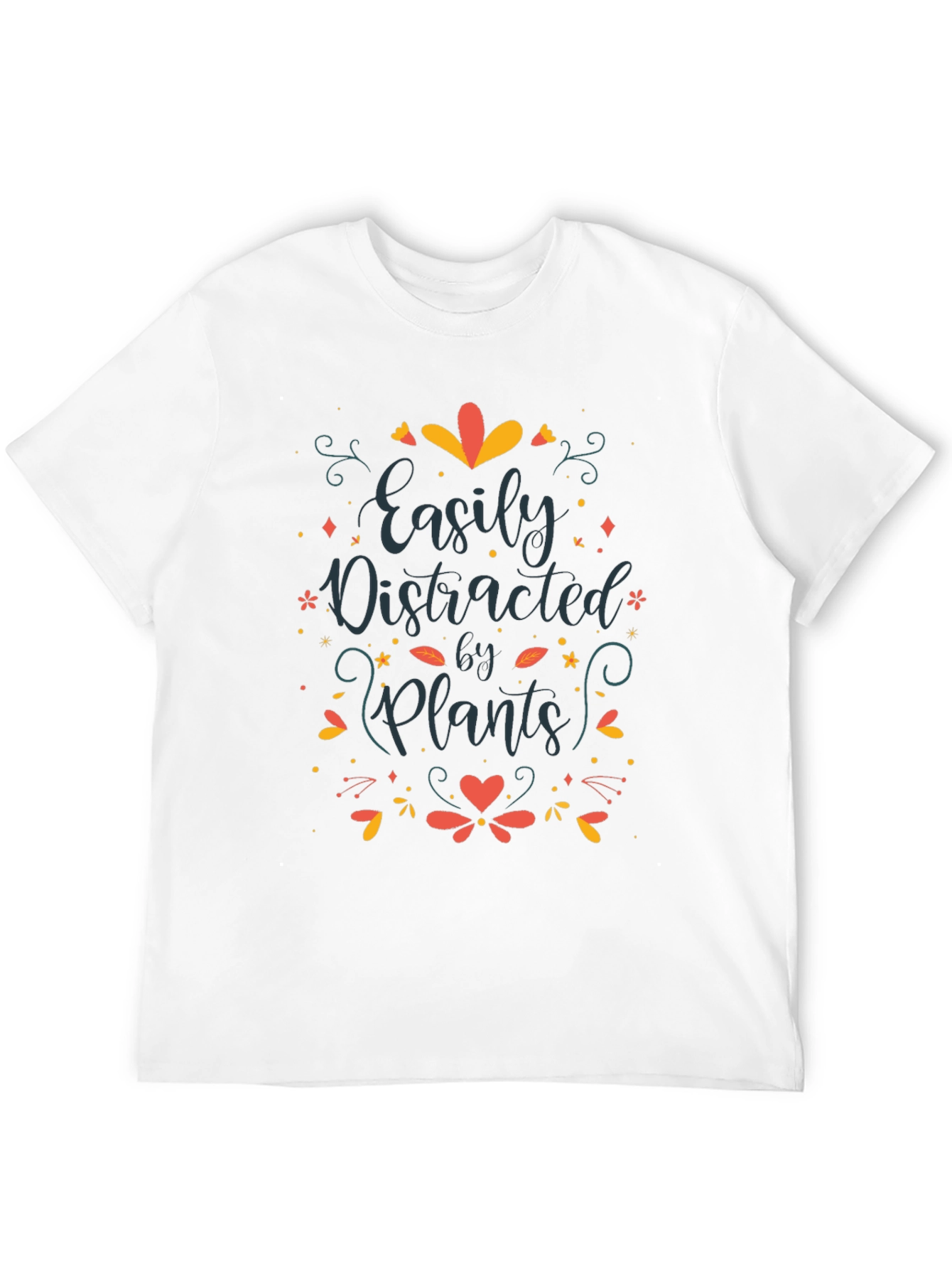 Easily Distracted by Plants Graphic T-Shirt