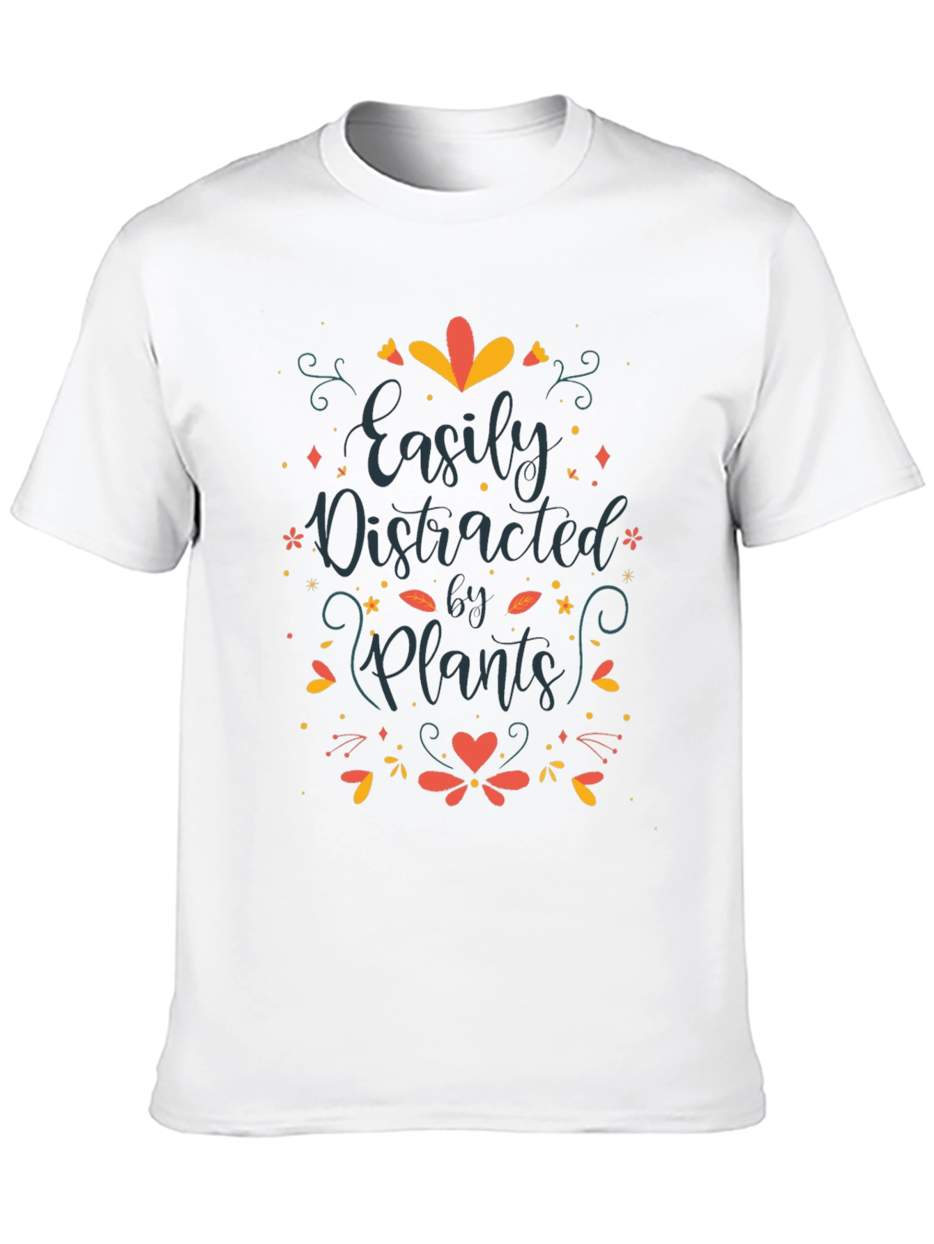Easily Distracted by Plants Graphic T-Shirt