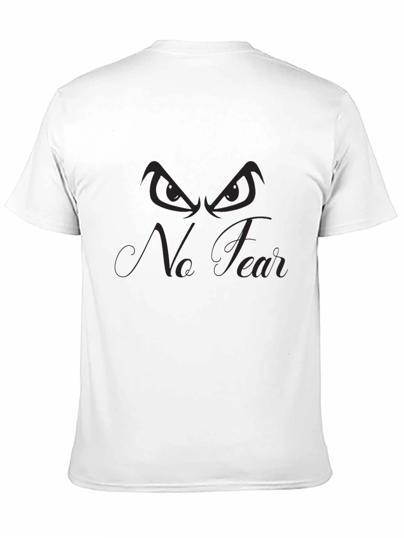 No Fear Graphic Print Black T-Shirt