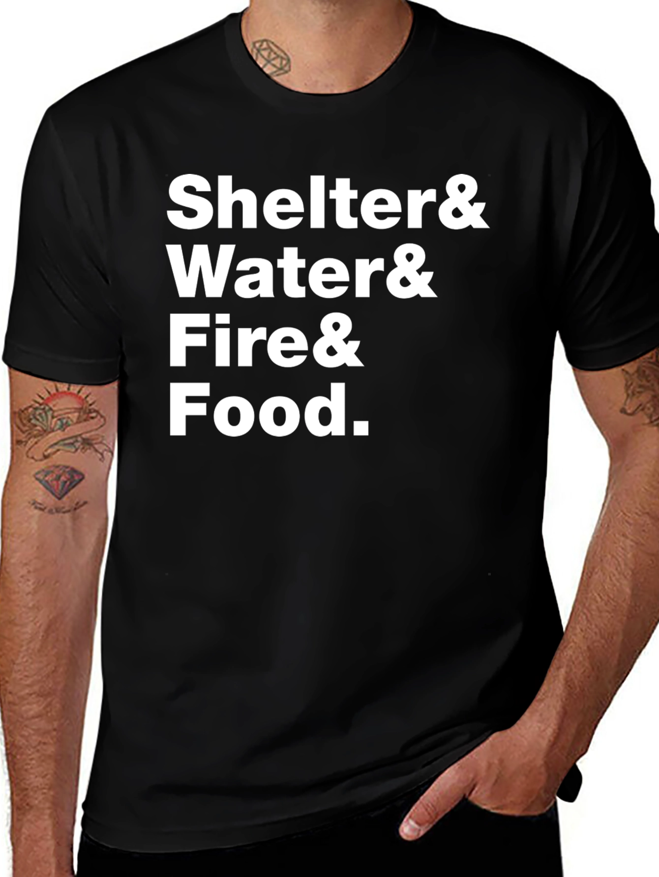 Survival Essentials Graphic T-Shirt