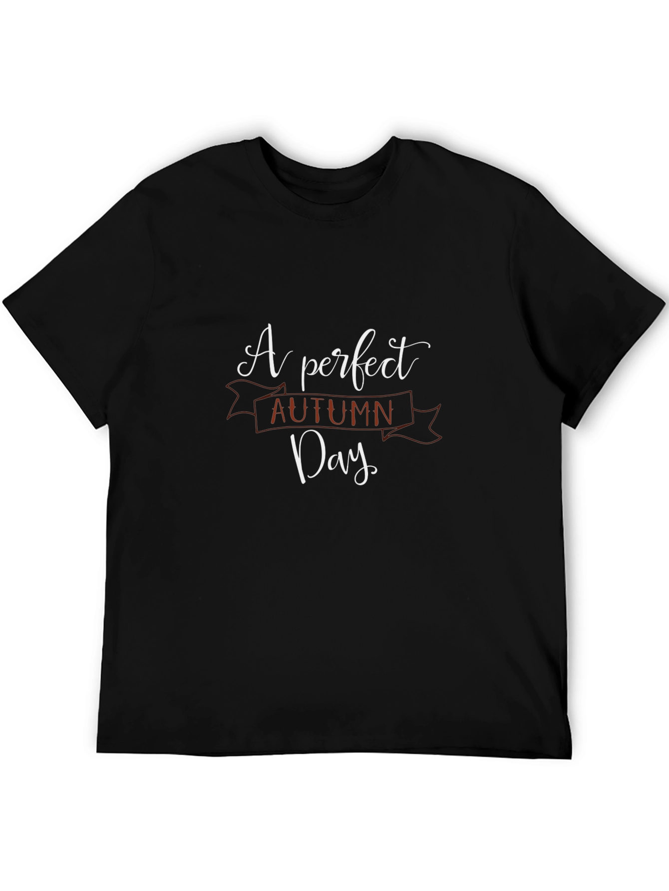 Autumn Day Graphic Tee - Black T-Shirt