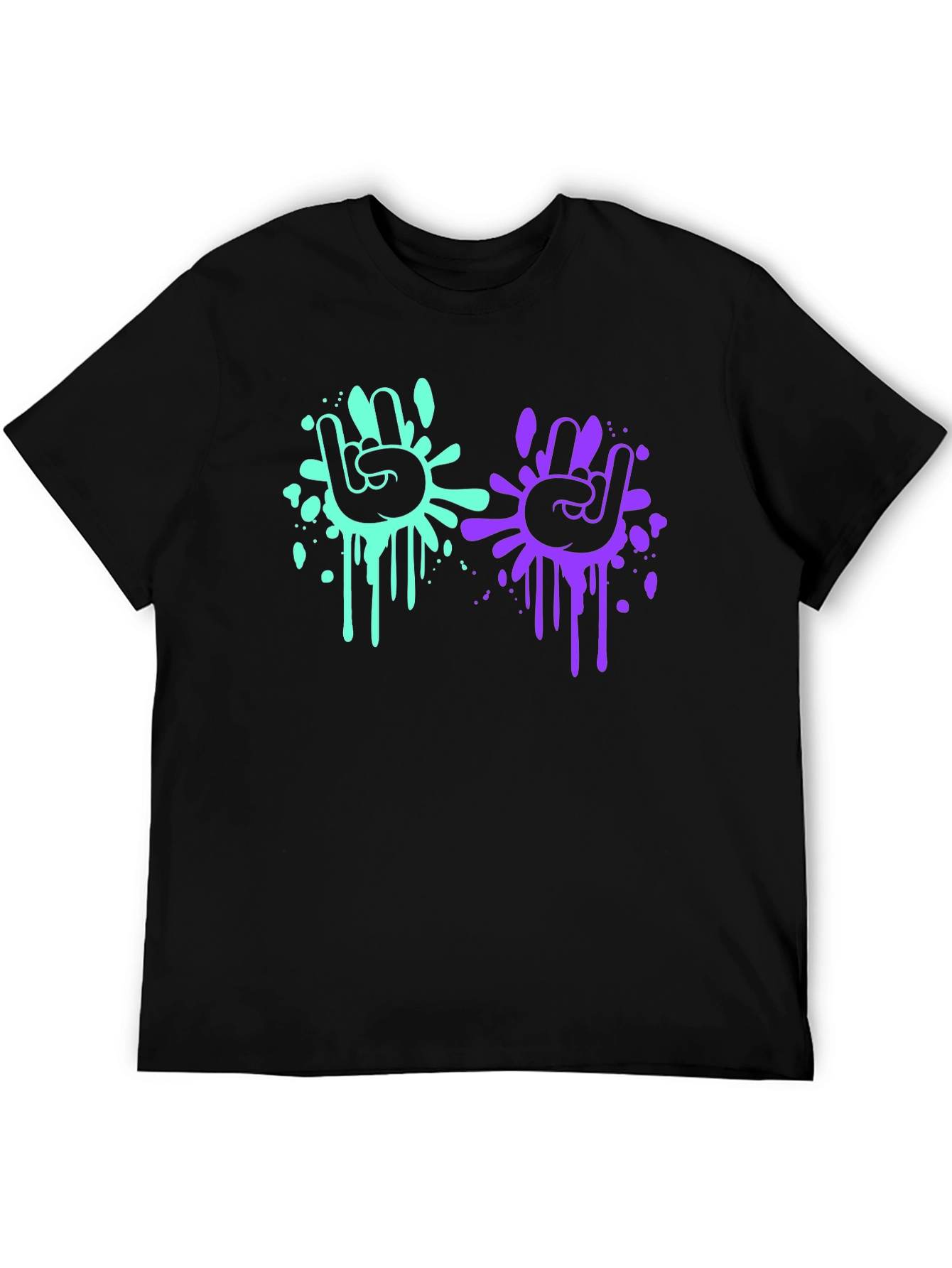 Rock On Graphic T-Shirt - Black