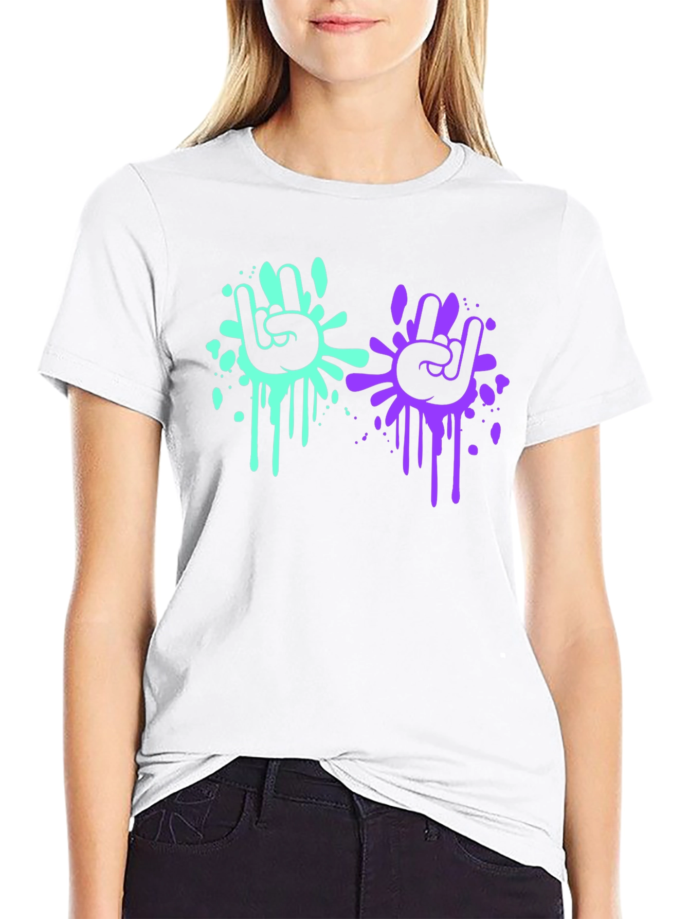 Rock On Graphic T-Shirt - Black