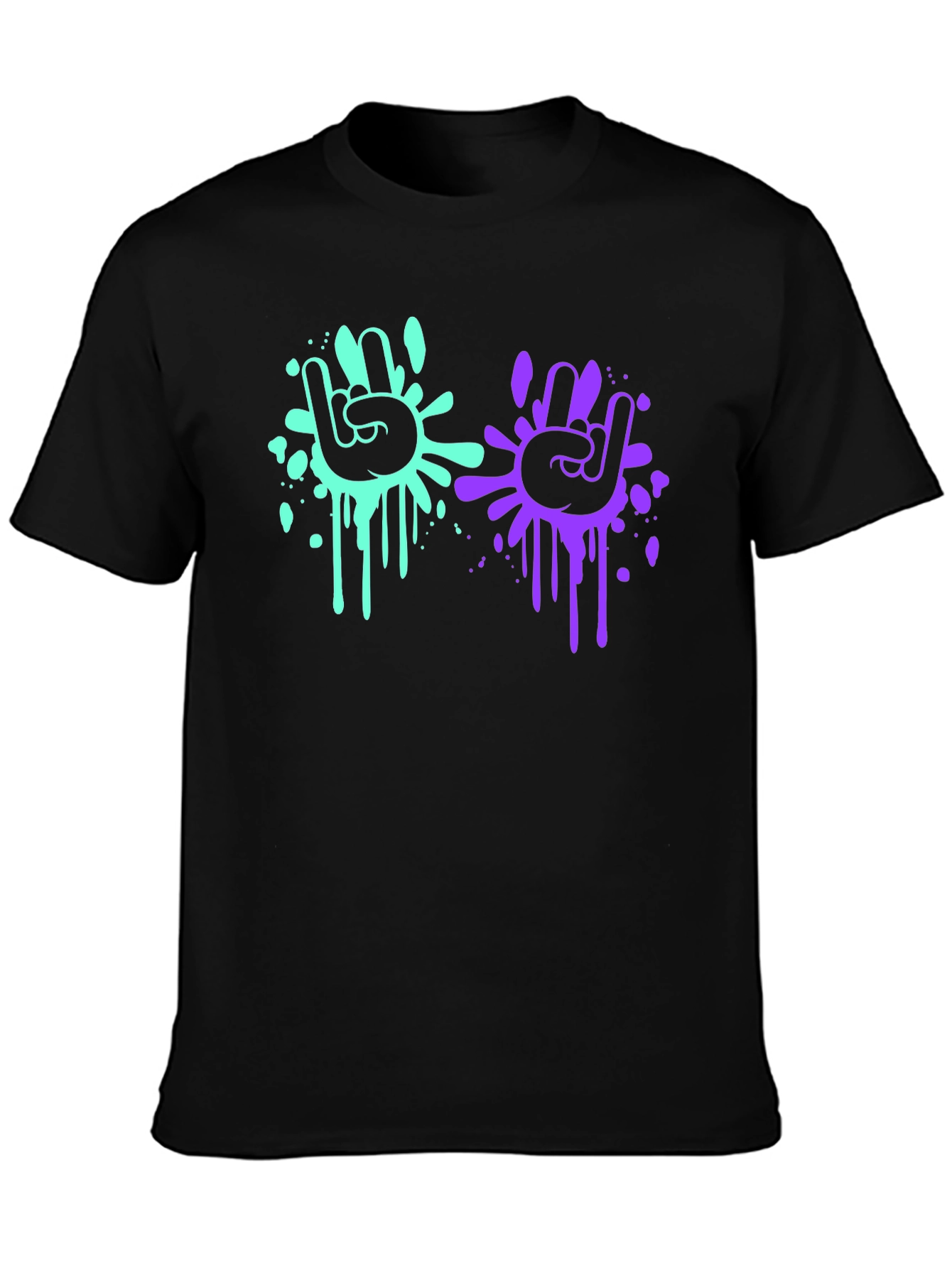 Rock On Graphic T-Shirt - Black