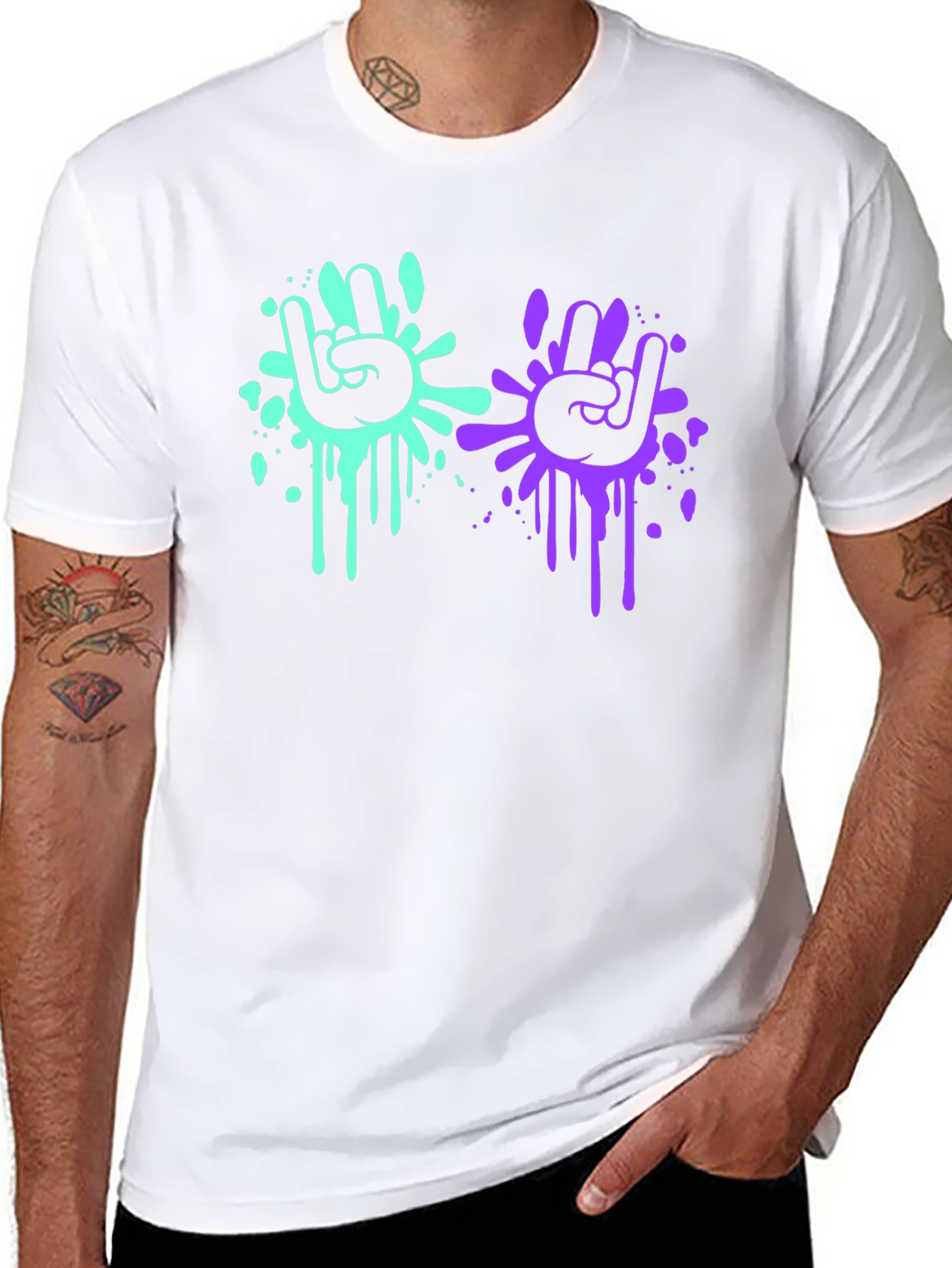 Rock On Graphic T-Shirt - Black