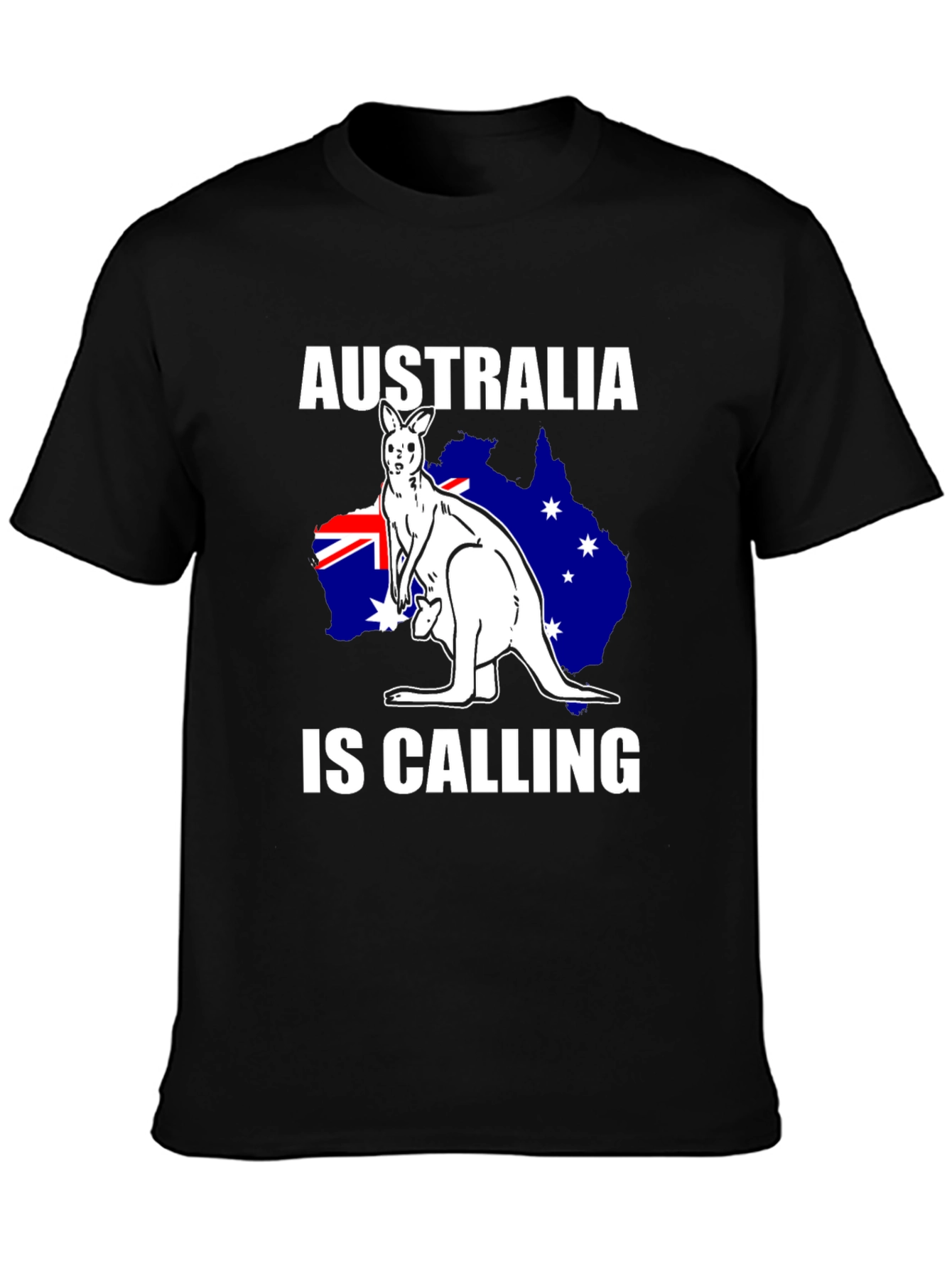 Australia Is Calling T-Shirt Kangaroo Aussie Pride