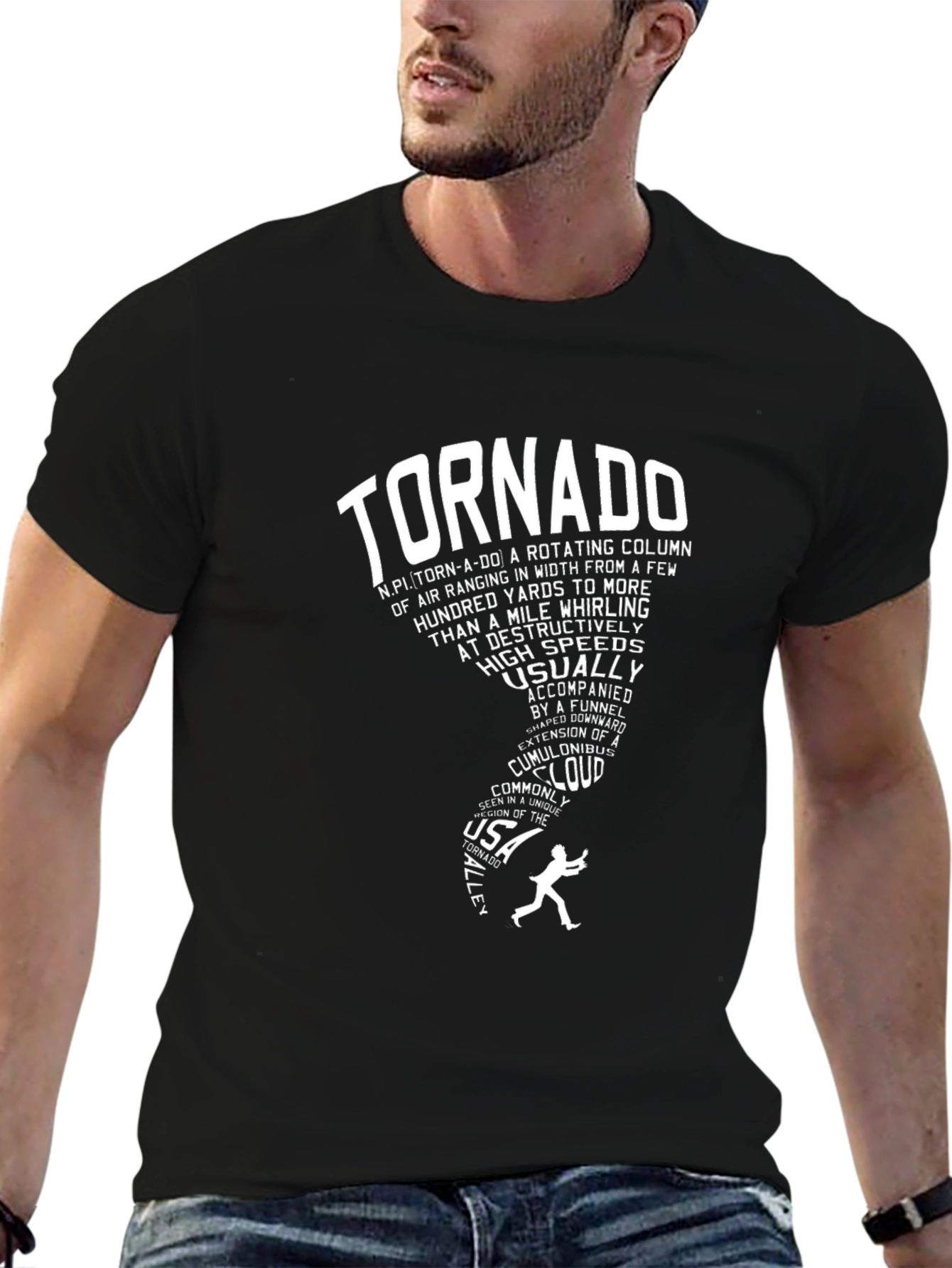Tornado Graphic Print T-Shirt