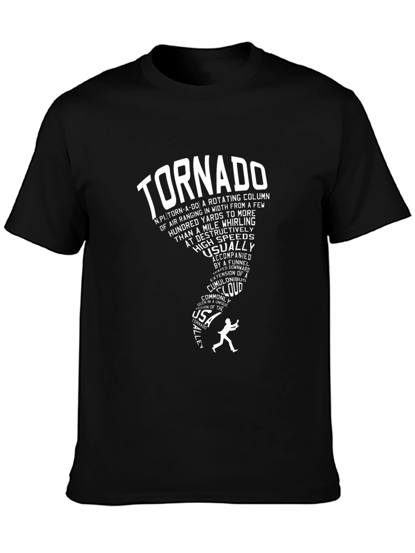 Tornado Graphic Print T-Shirt