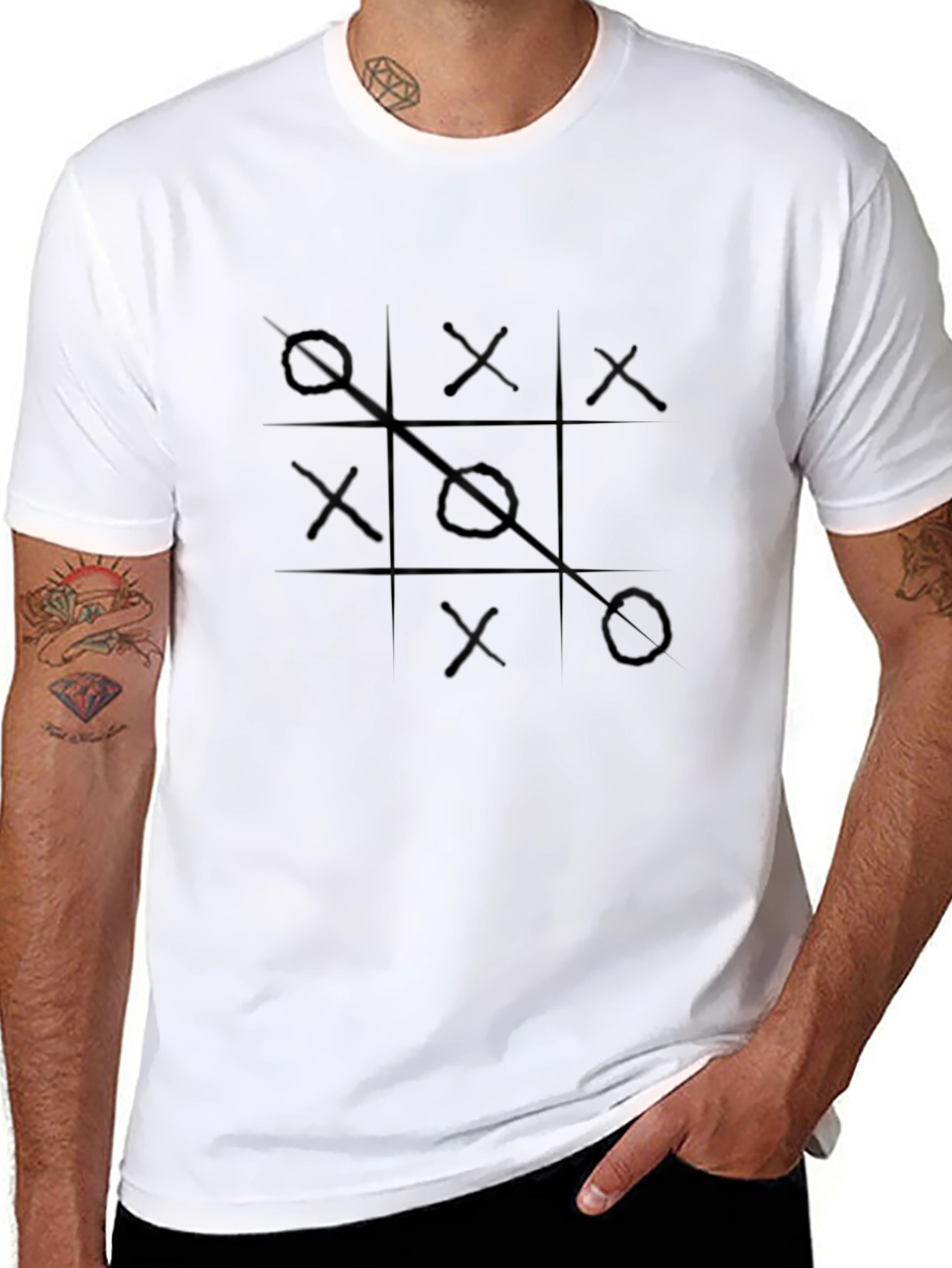 Tic-Tac-Toe Graphic T-Shirt