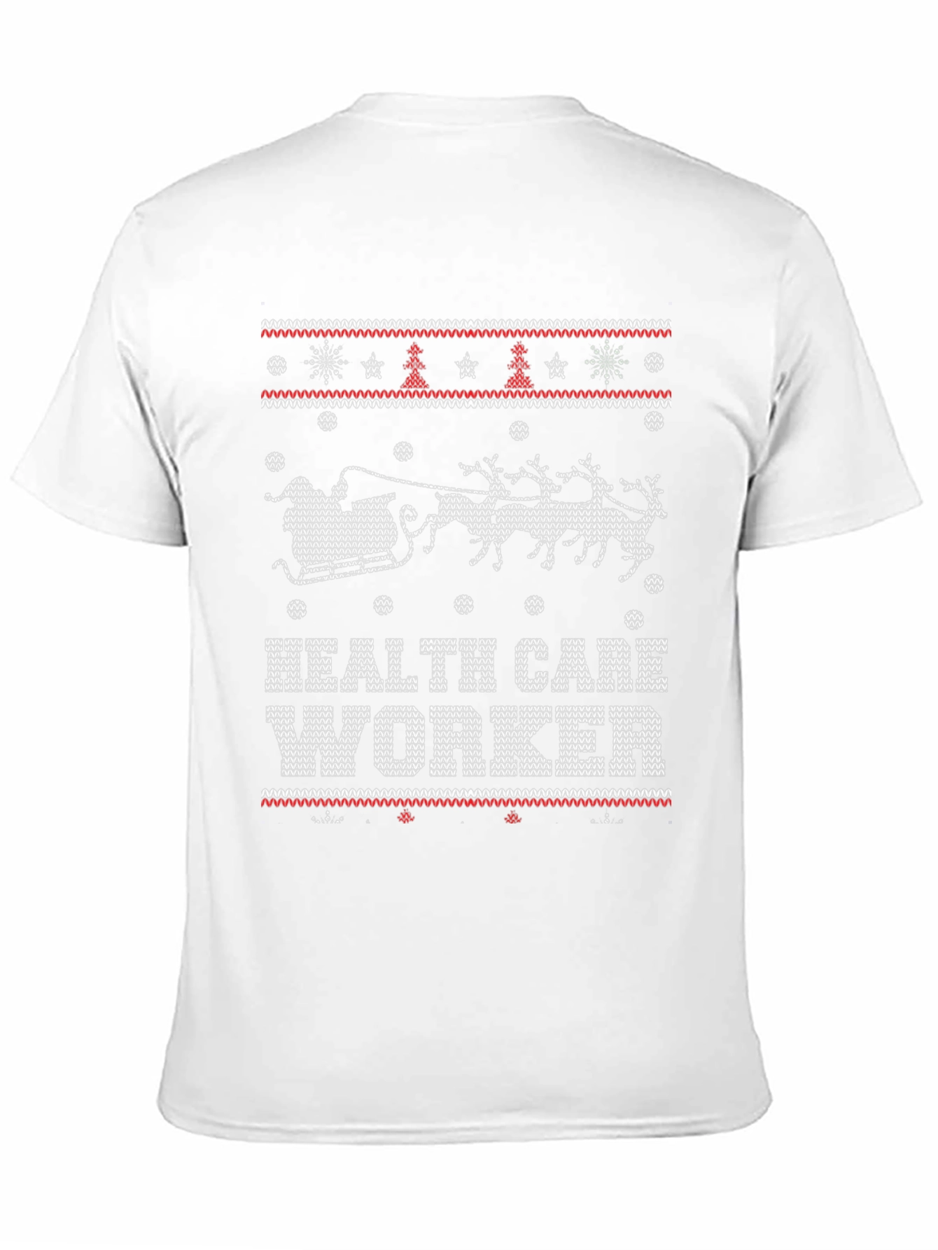 Health Care Worker Ugly Christmas Sweater T-Shirt