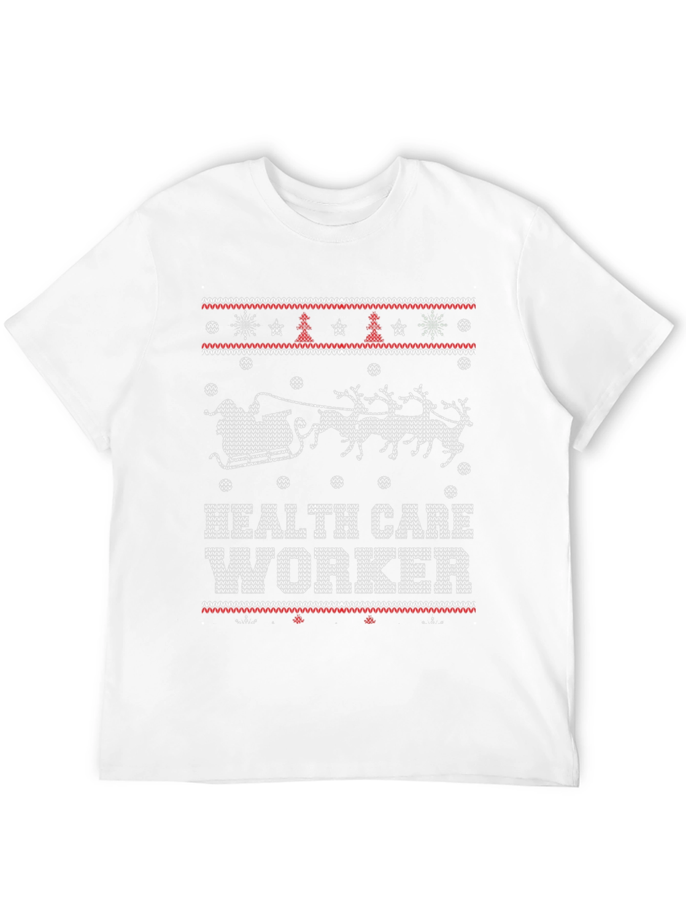 Health Care Worker Ugly Christmas Sweater T-Shirt