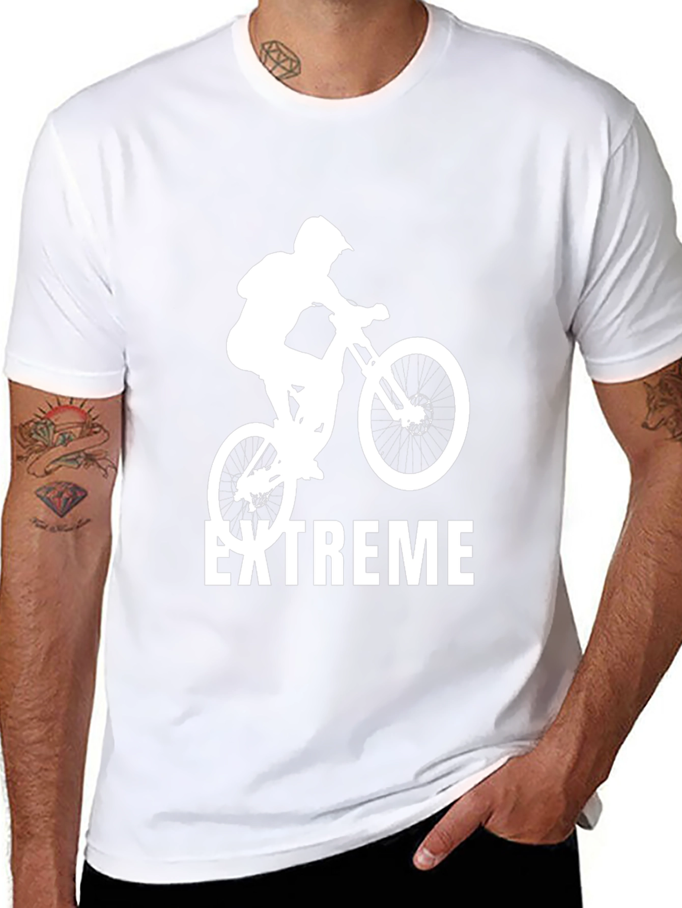 Extreme Mountain Biker T-Shirt - Black
