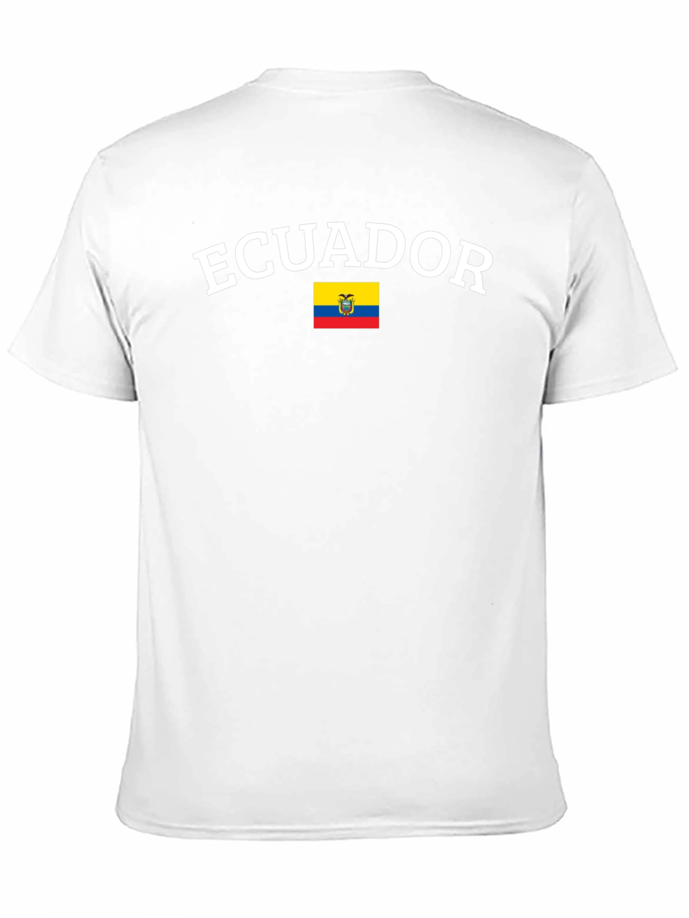 Ecuador Flag Graphic T-Shirt - Black