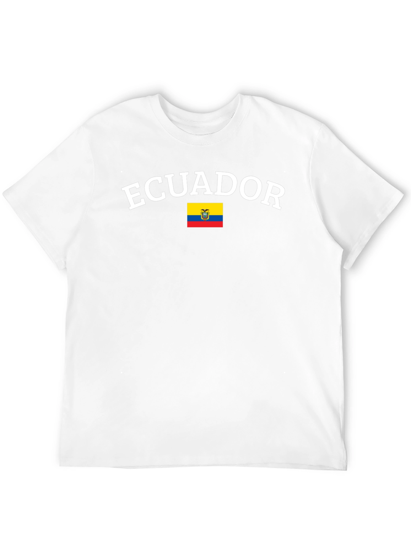 Ecuador Flag Graphic T-Shirt - Black