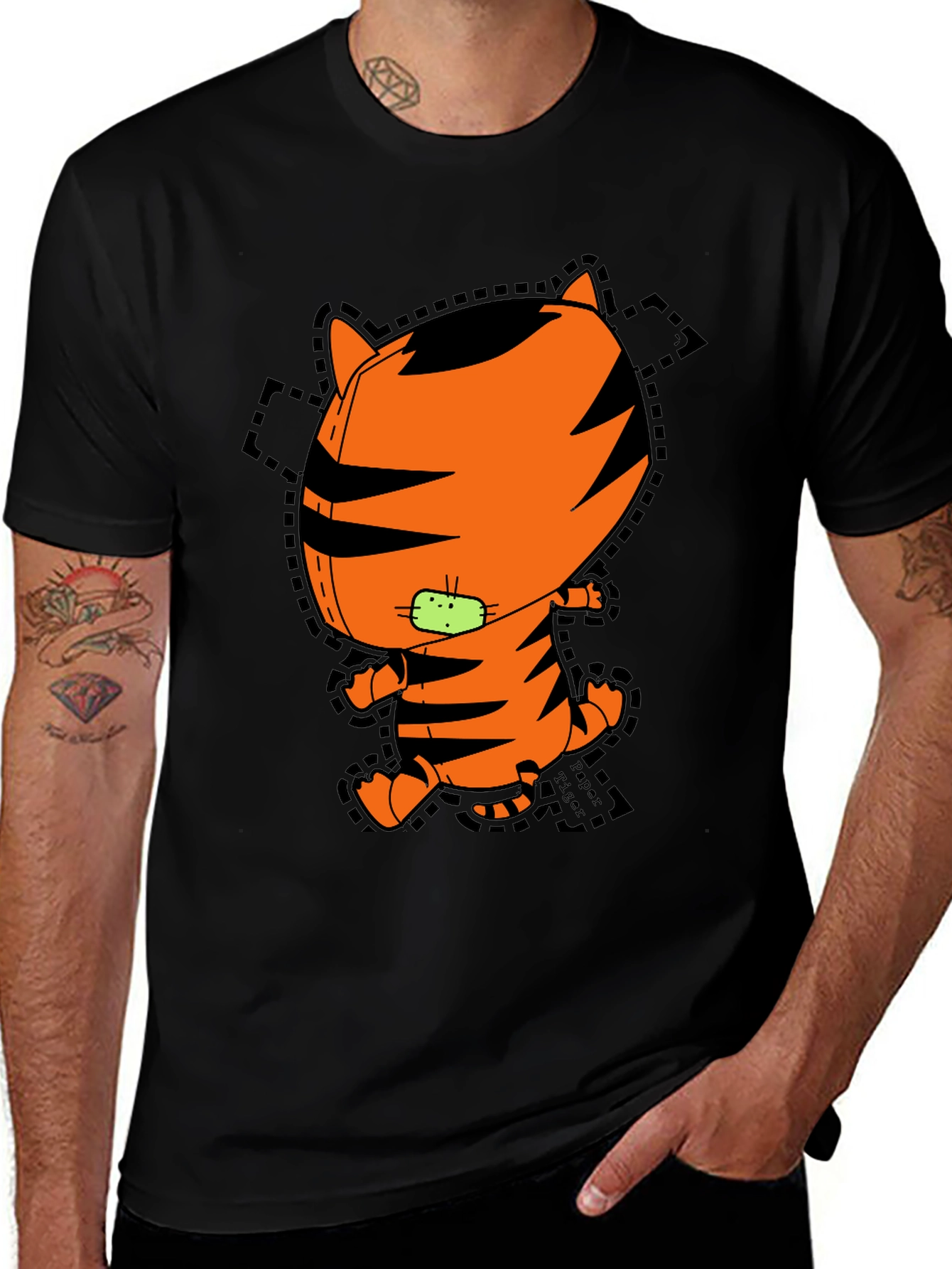 Paper Tiger Graphic T-Shirt