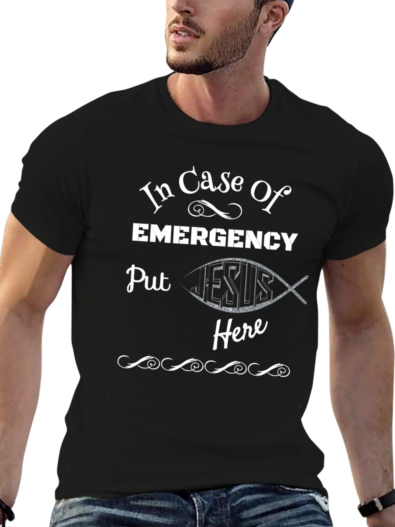 Emergency Jesus T-Shirt - Christian Graphic Tee