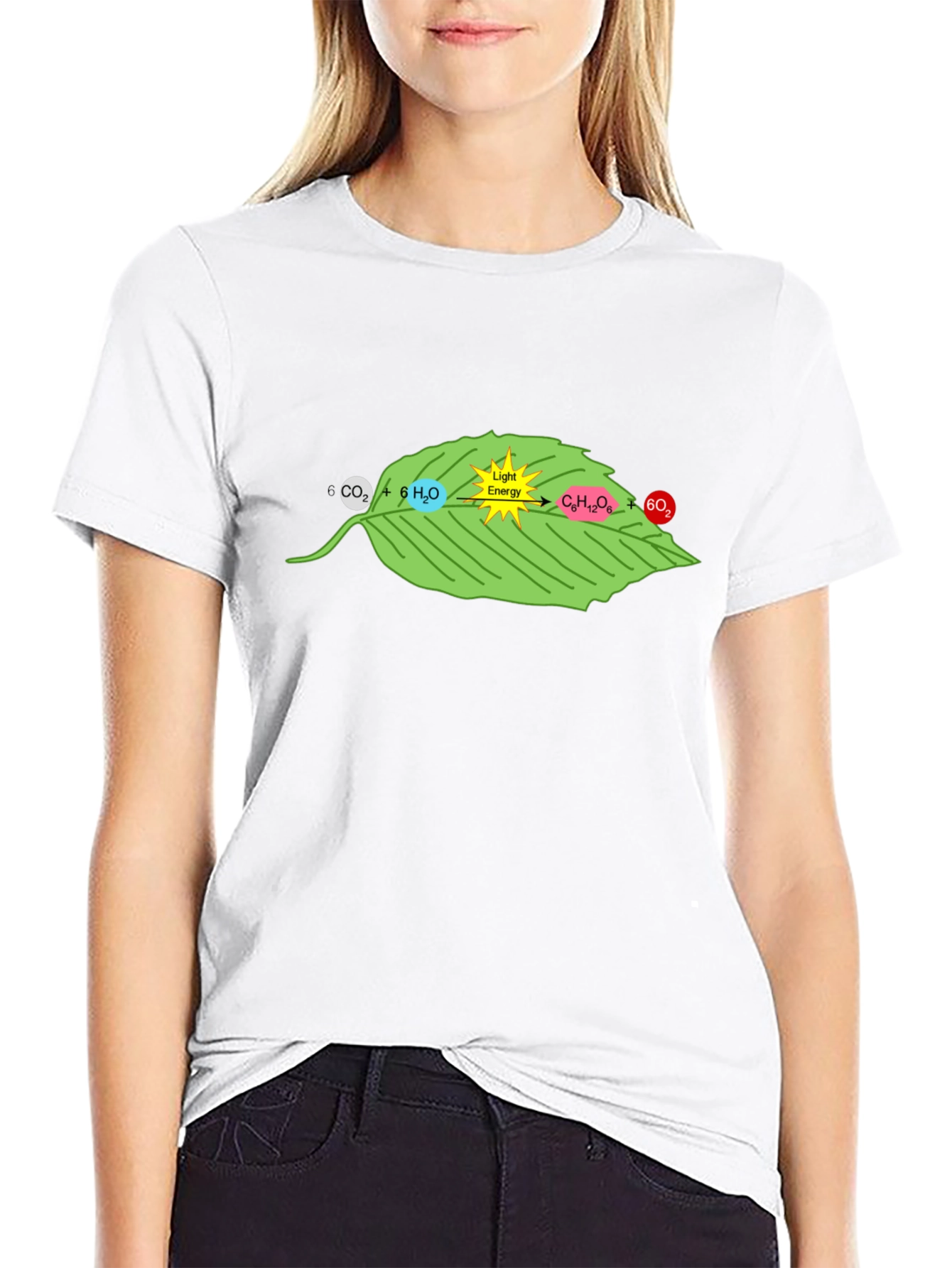 Photosynthesis Black Graphic T-Shirt