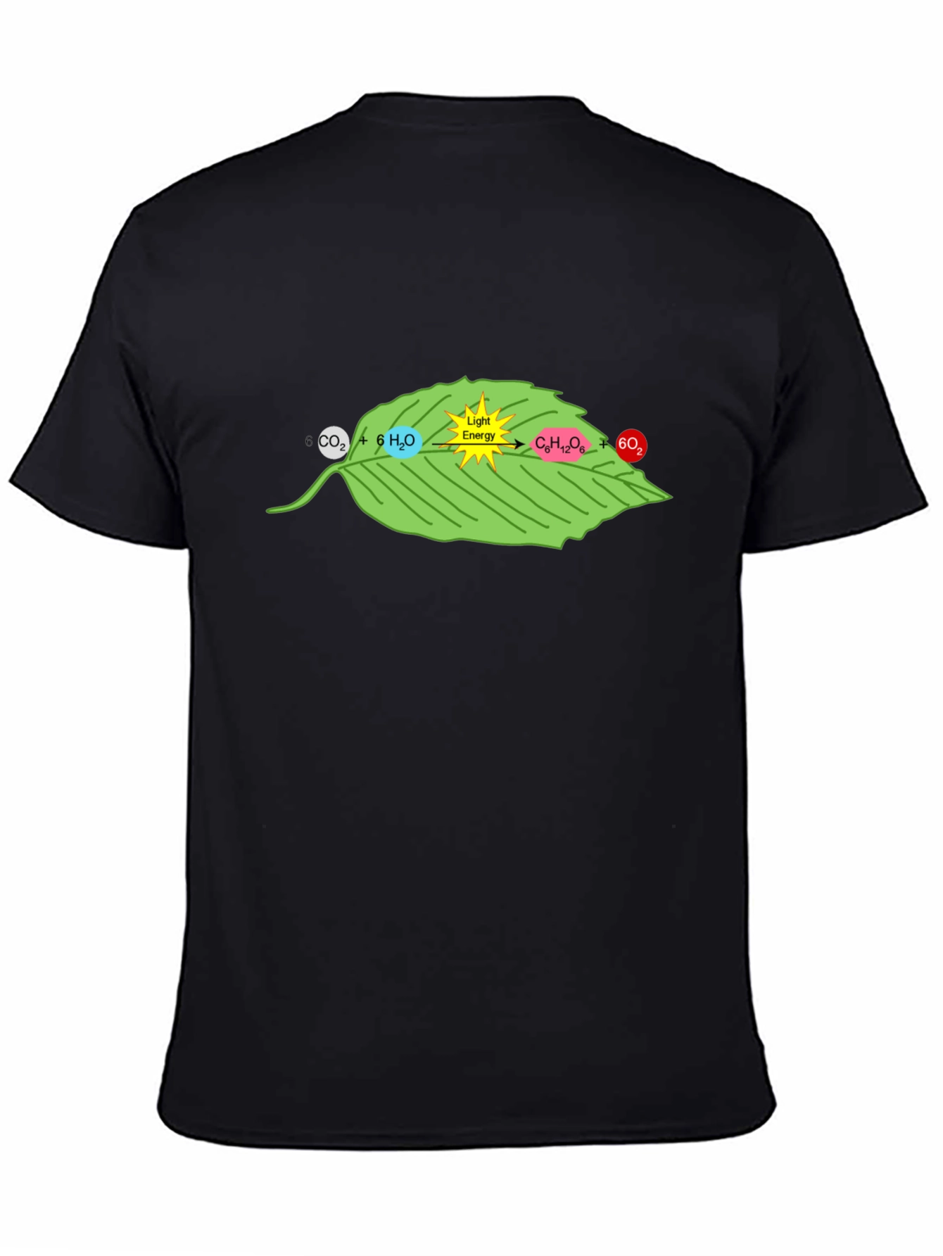 Photosynthesis Black Graphic T-Shirt