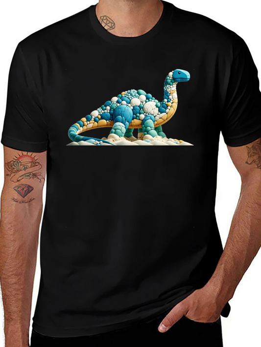 Dinosaur Graphic Tee - Unique Bubble Design