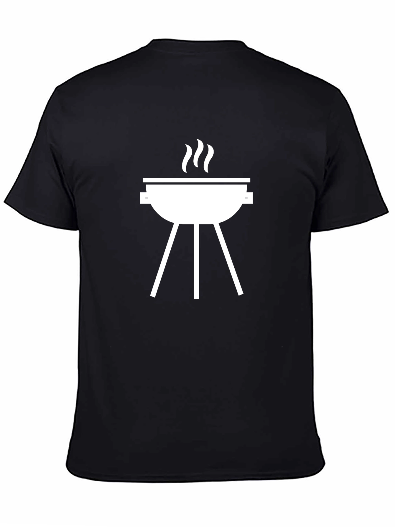 BBQ Grill T-Shirt - Black Graphic Tee