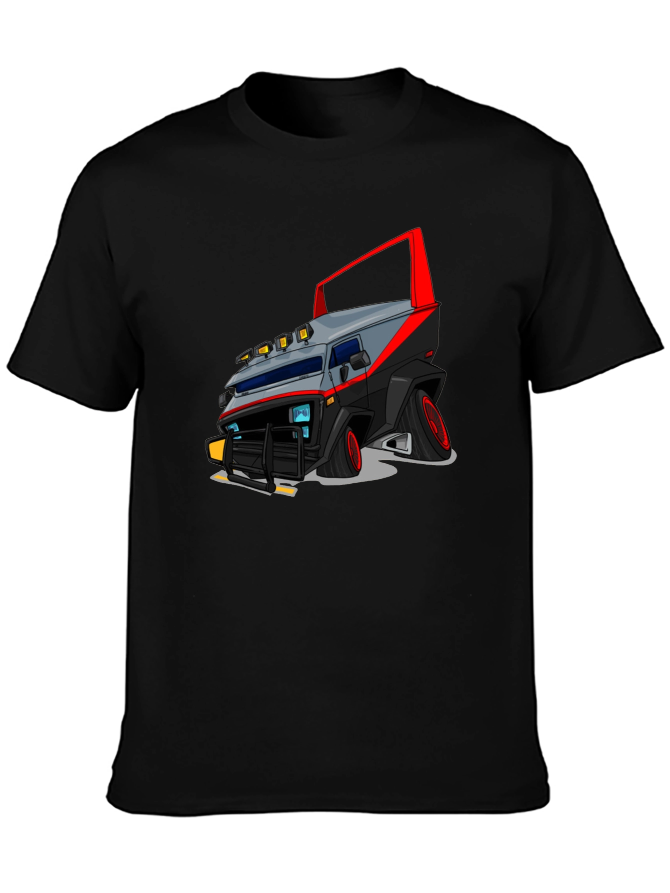 A-Team Van Graphic Black T-Shirt