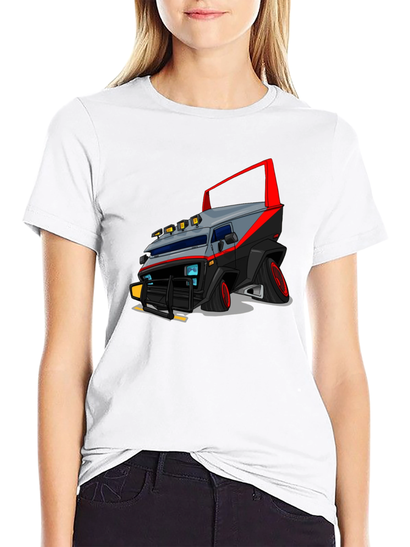 A-Team Van Graphic Black T-Shirt