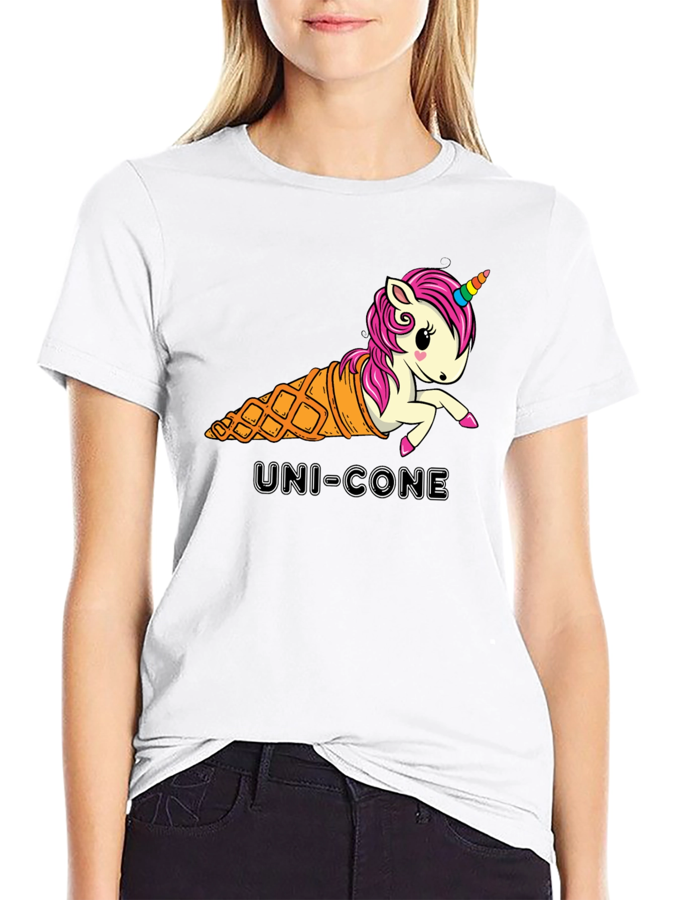 Uni-Cone Graphic T-Shirt - Unique Unisex Tee