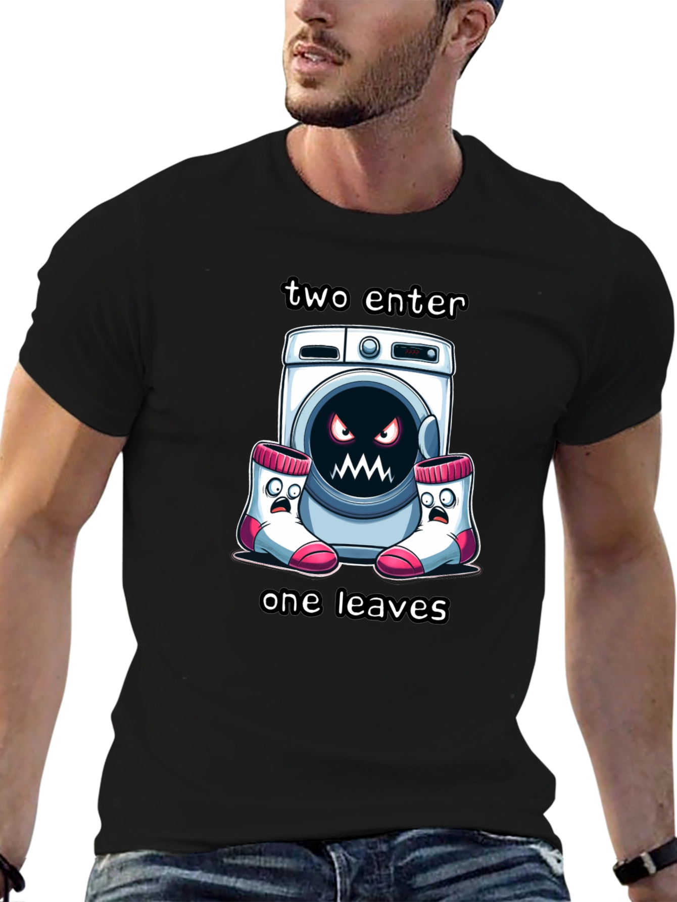 Funny Laundry Monster T-Shirt