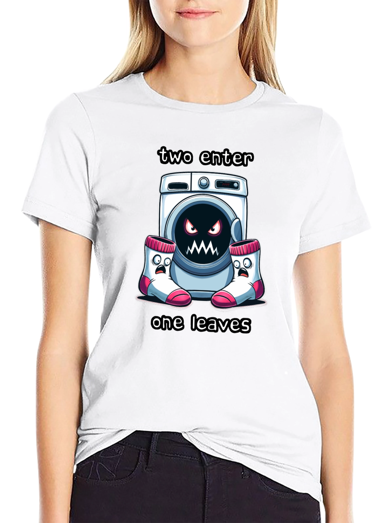 Funny Laundry Monster T-Shirt