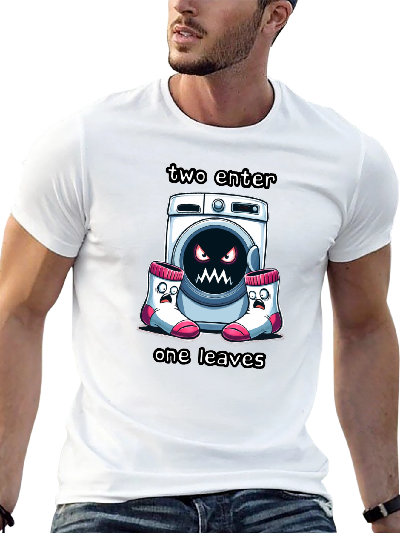 Funny Laundry Monster T-Shirt
