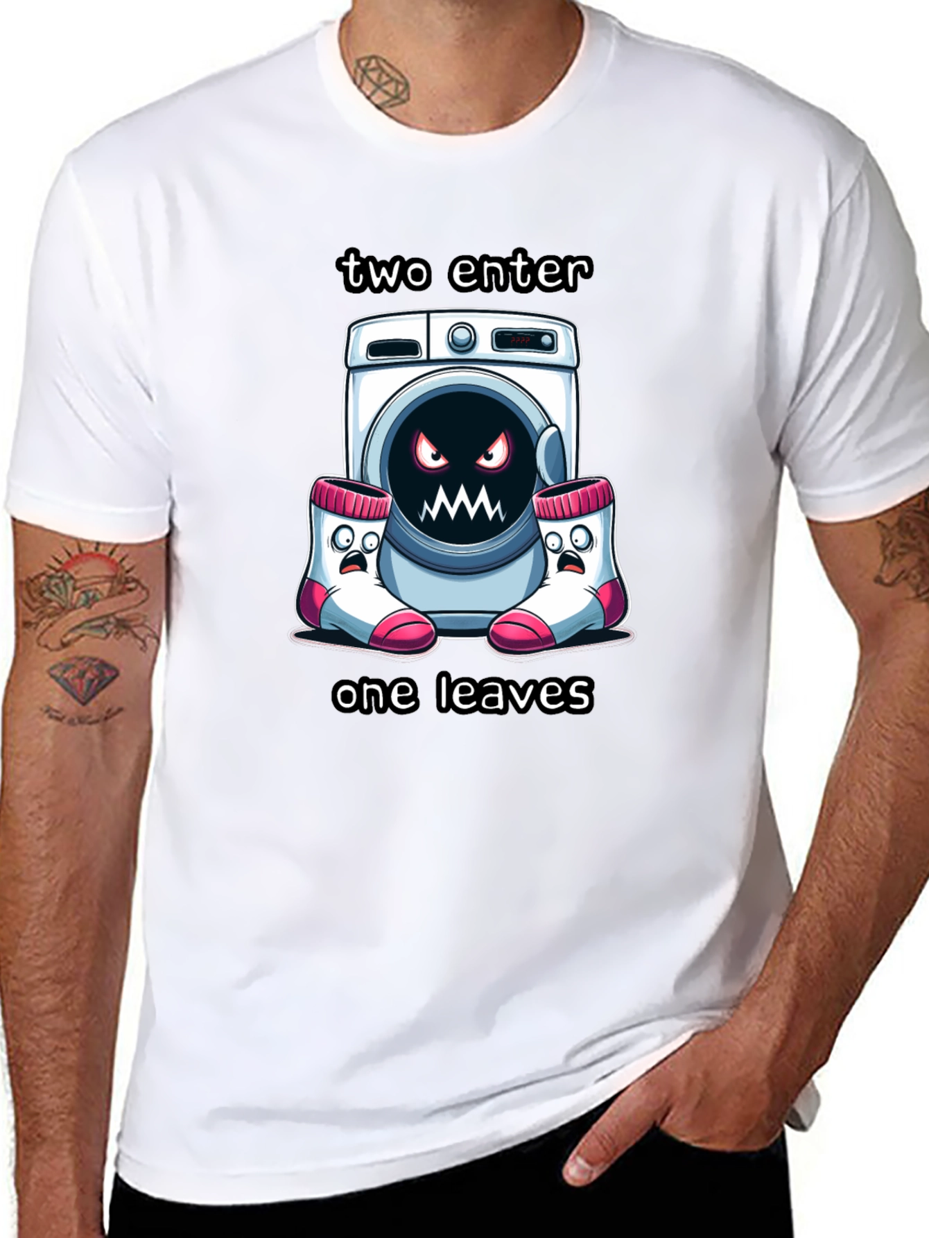 Funny Laundry Monster T-Shirt