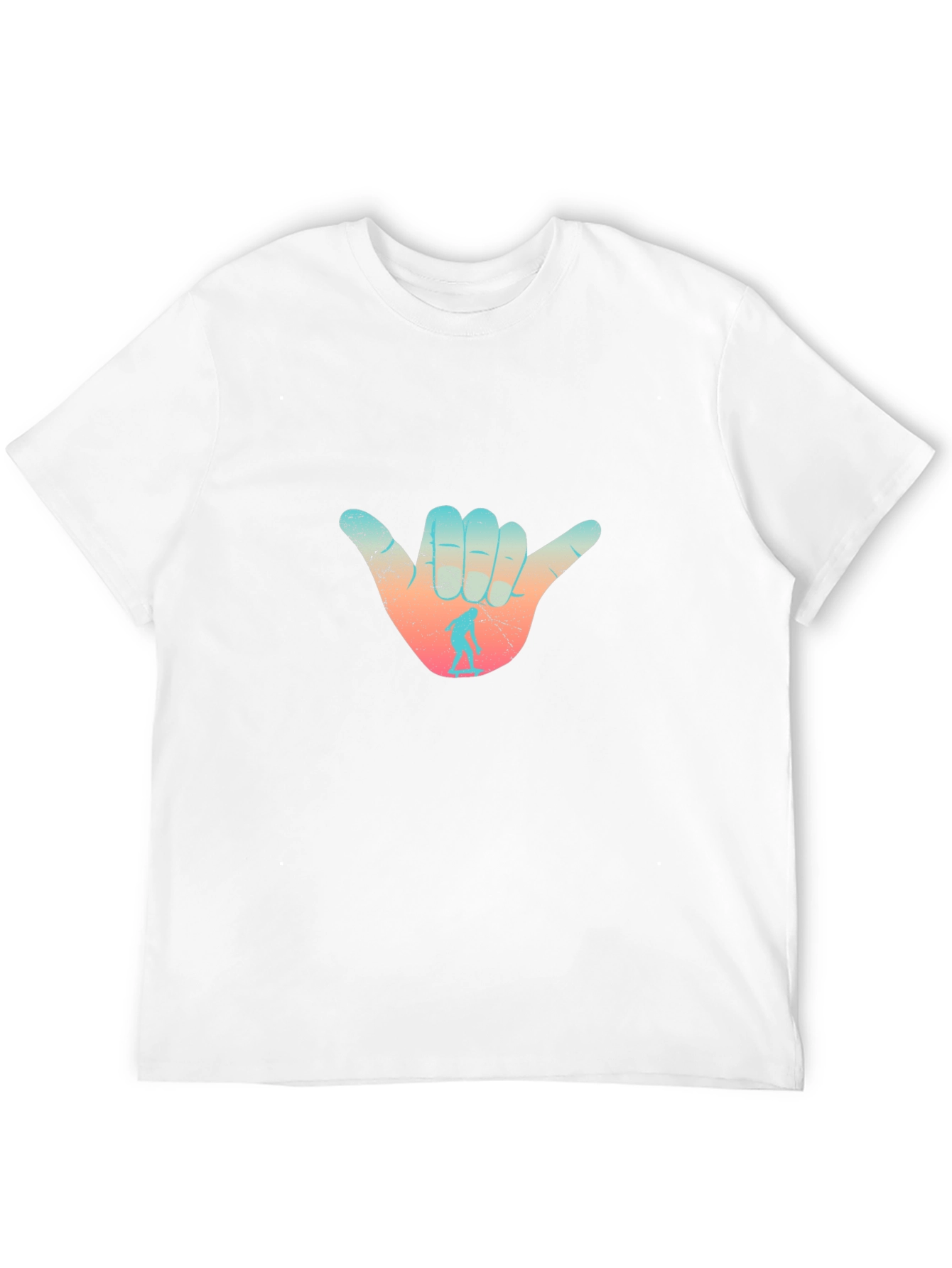 Shaka Hand Surfer Graphic Tee - Relaxed Fit