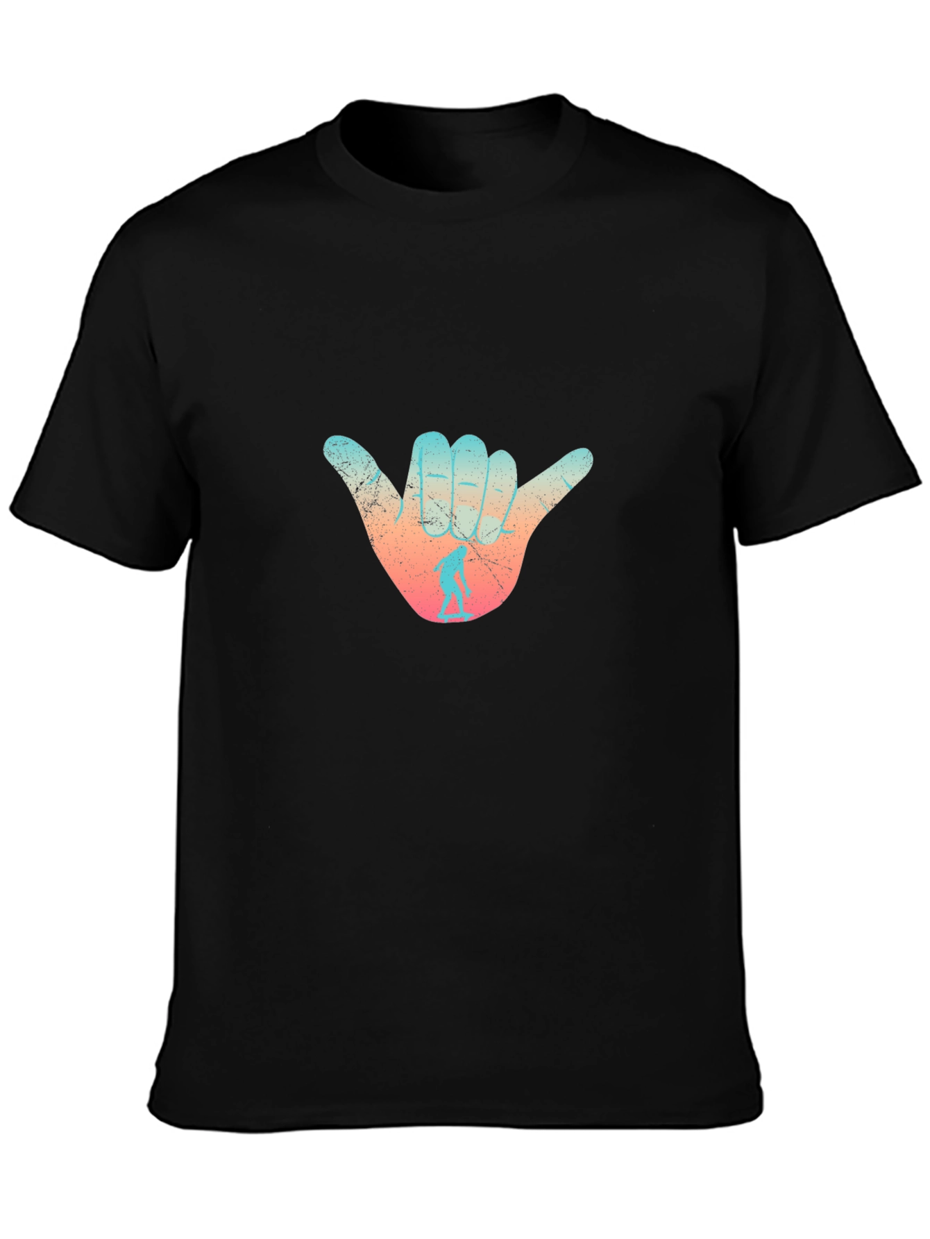 Shaka Hand Surfer Graphic Tee - Relaxed Fit