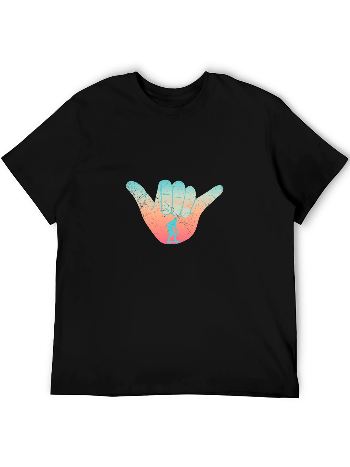 Shaka Hand Surfer Graphic Tee - Relaxed Fit