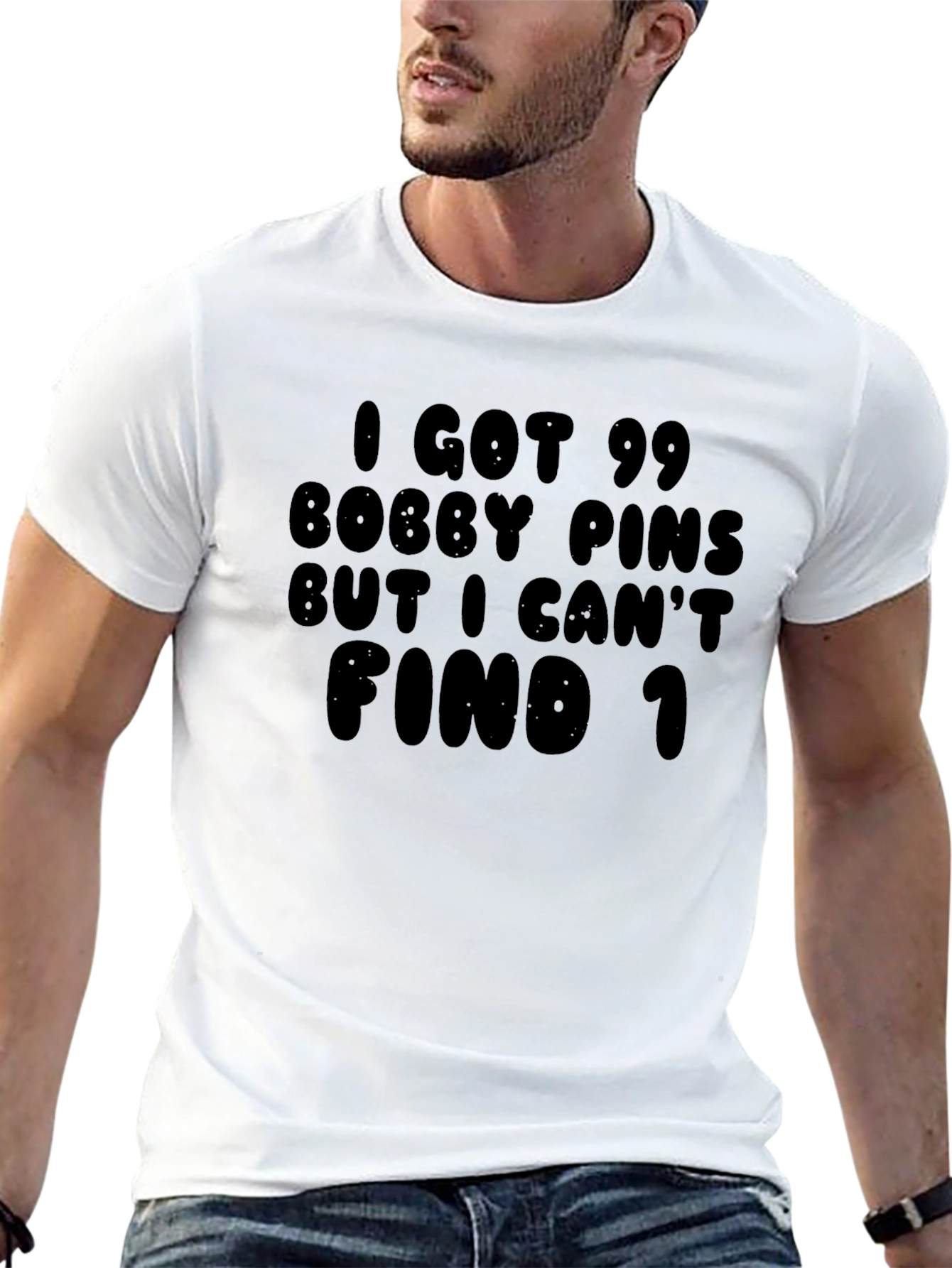 Funny Bobby Pins Graphic T-Shirt
