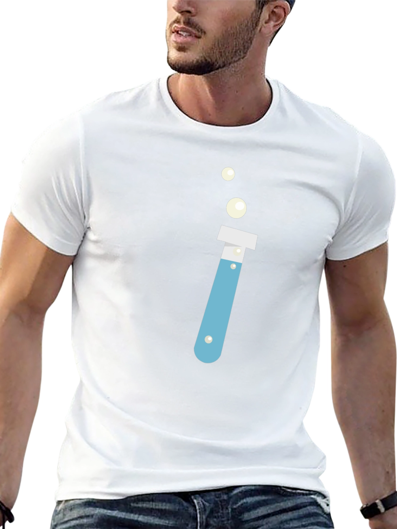 Science Test Tube Graphic T-Shirt