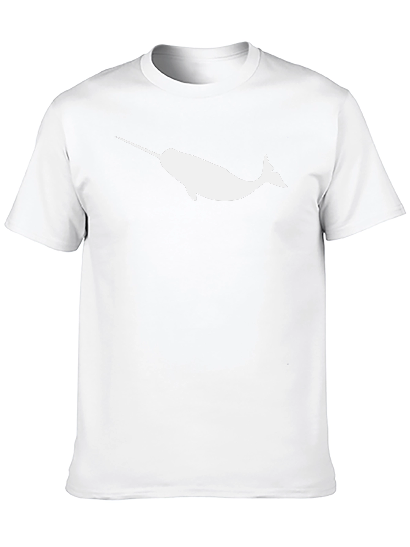 Narwhal Graphic Tee - Black Cotton Comfort