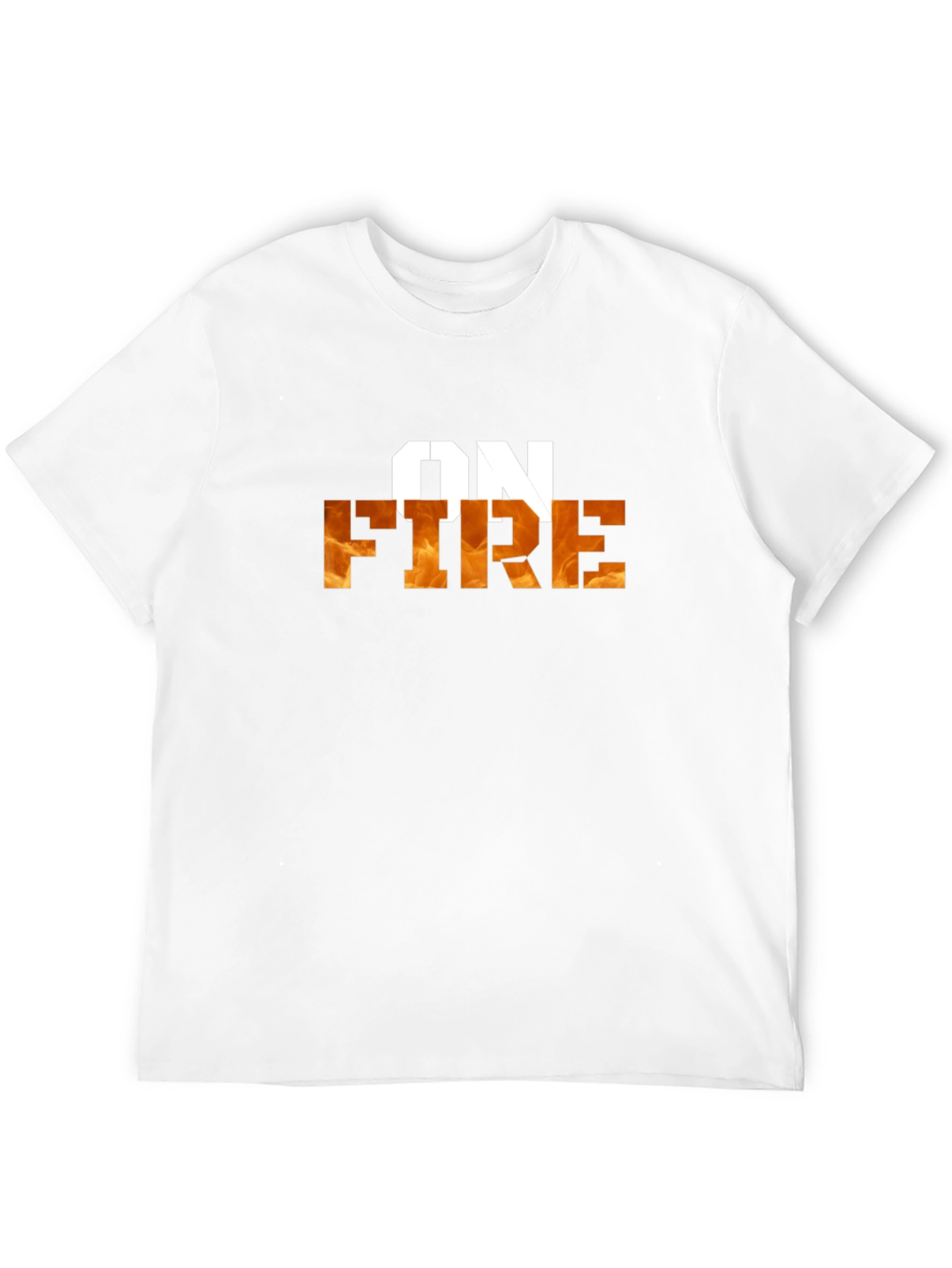 On Fire Graphic Tee - Bold Statement T-Shirt