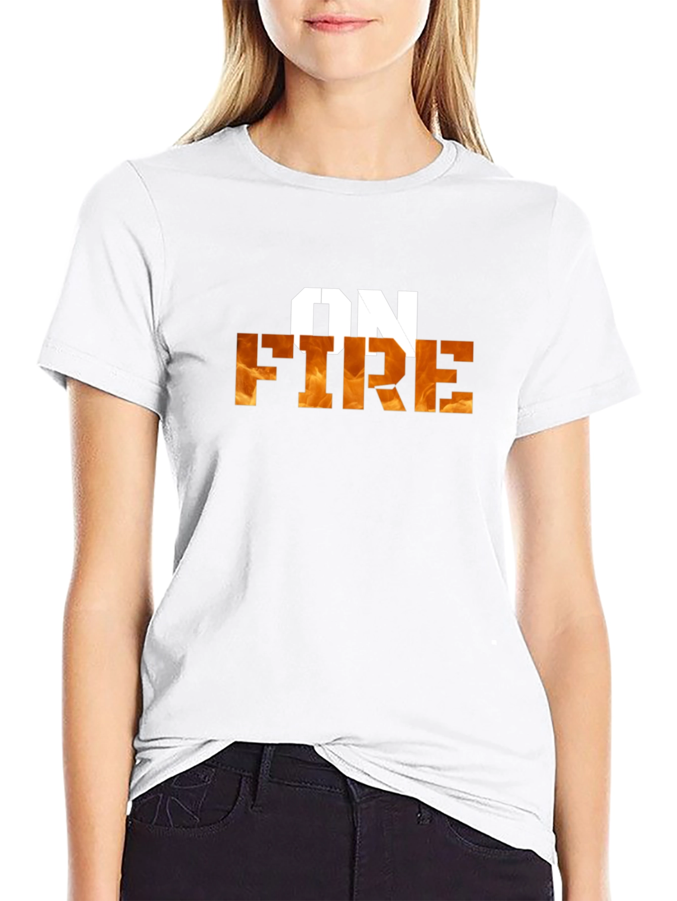 On Fire Graphic Tee - Bold Statement T-Shirt