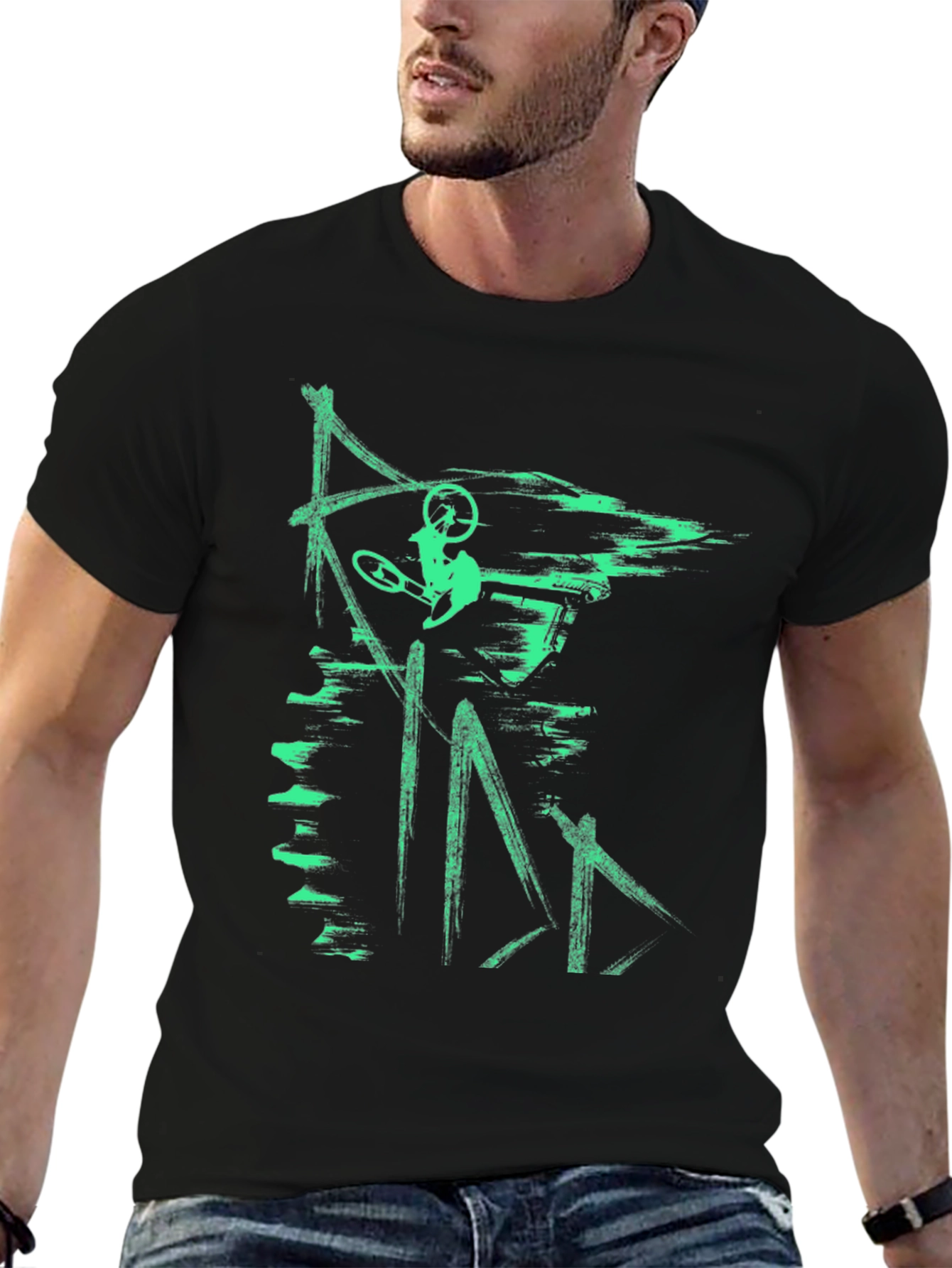 Mountain Bike Jump T-Shirt - Graphic Tee