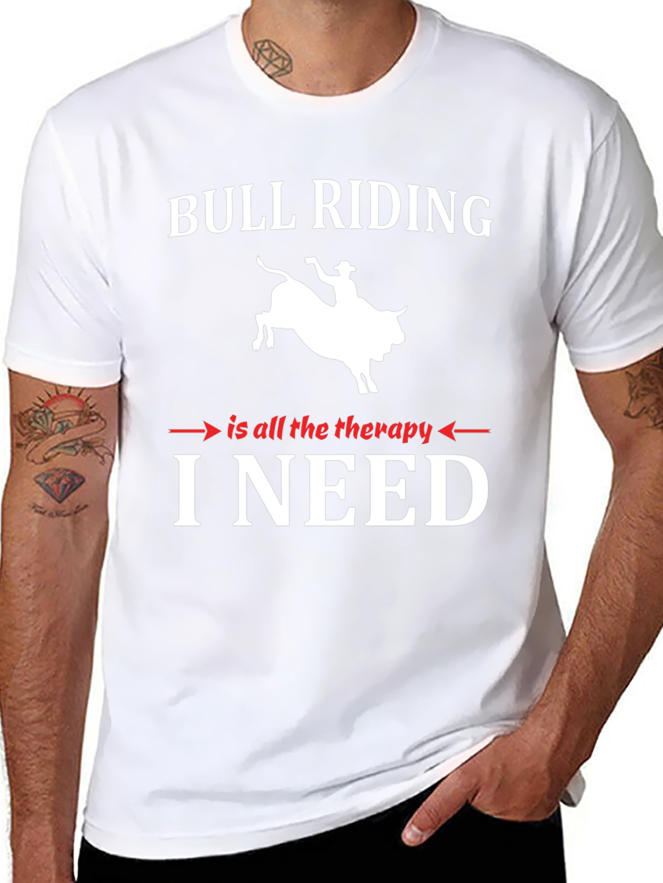 Bull Riding Therapy Tee - Ride On!