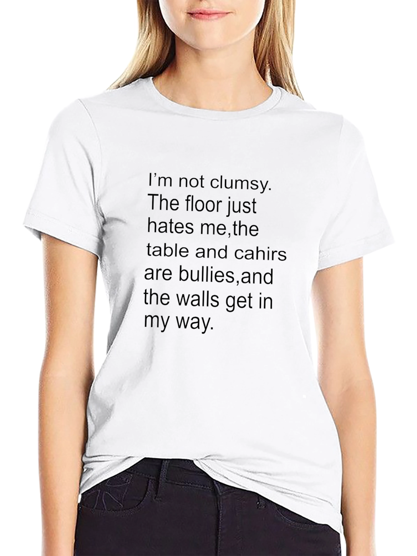 Funny Clumsy T-Shirt - Floor Hates Me