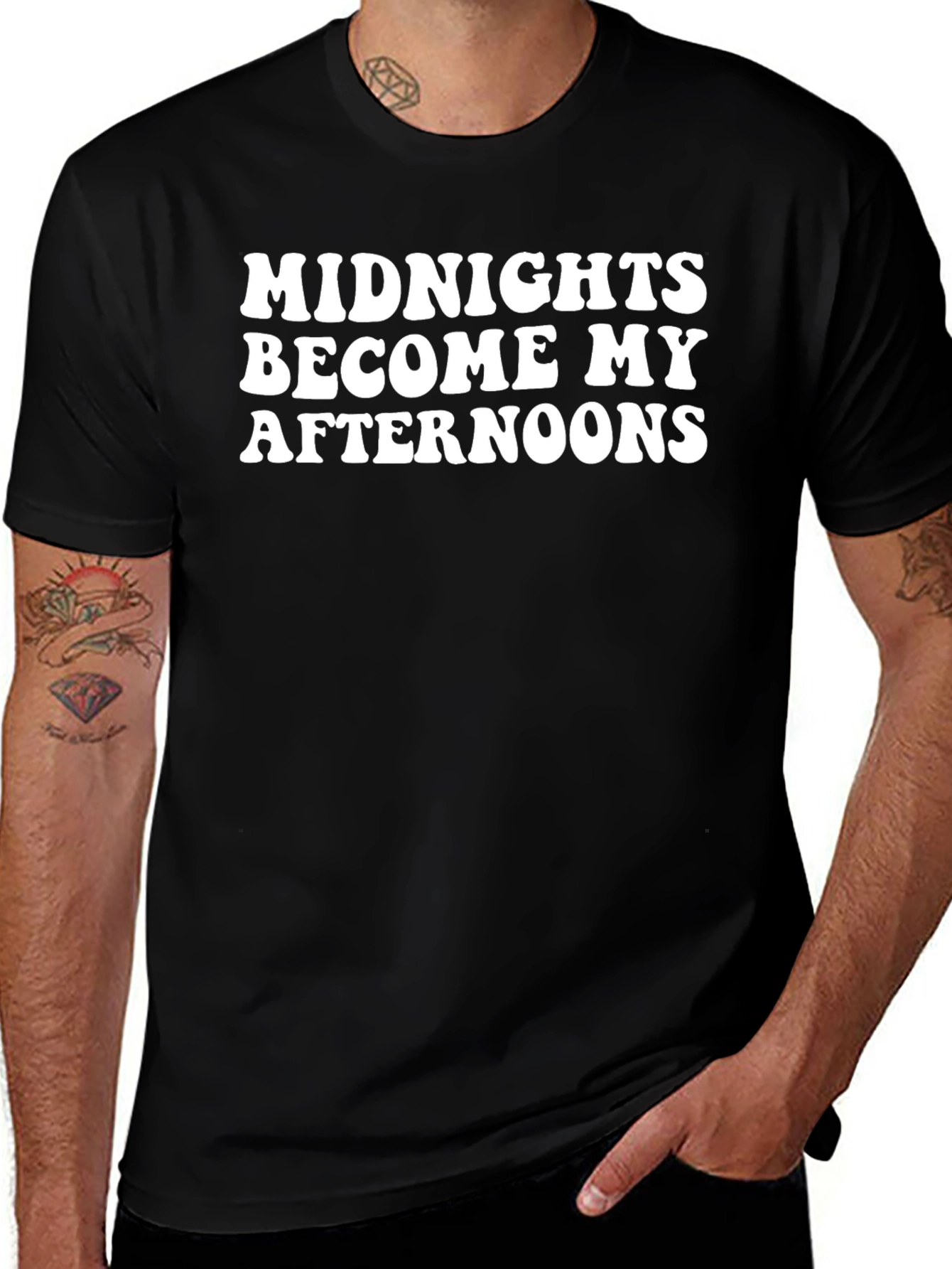Midnight Becomes My Afternoons Graphic T-Shirt