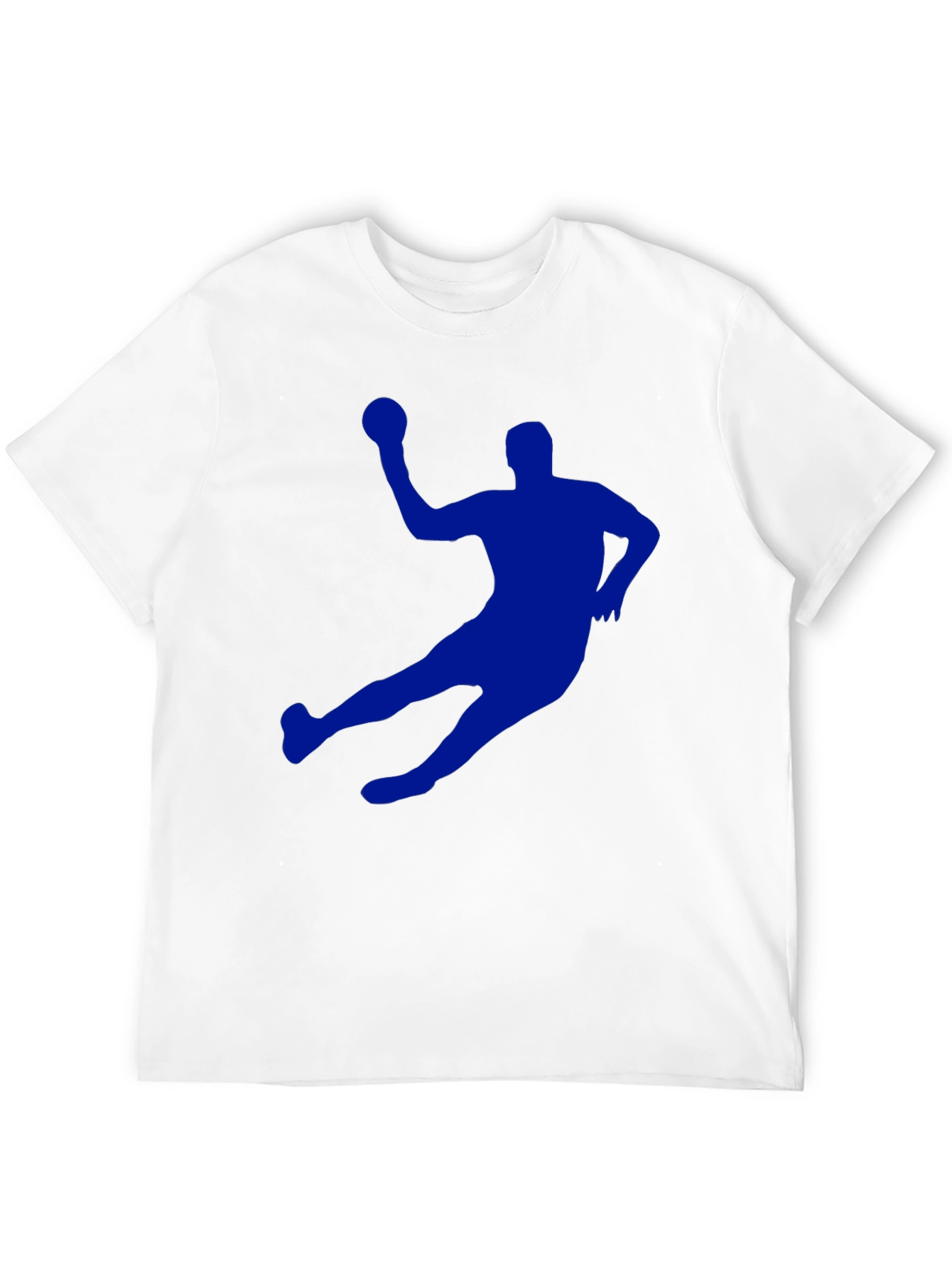 Handball Player Graphic Tee - Black