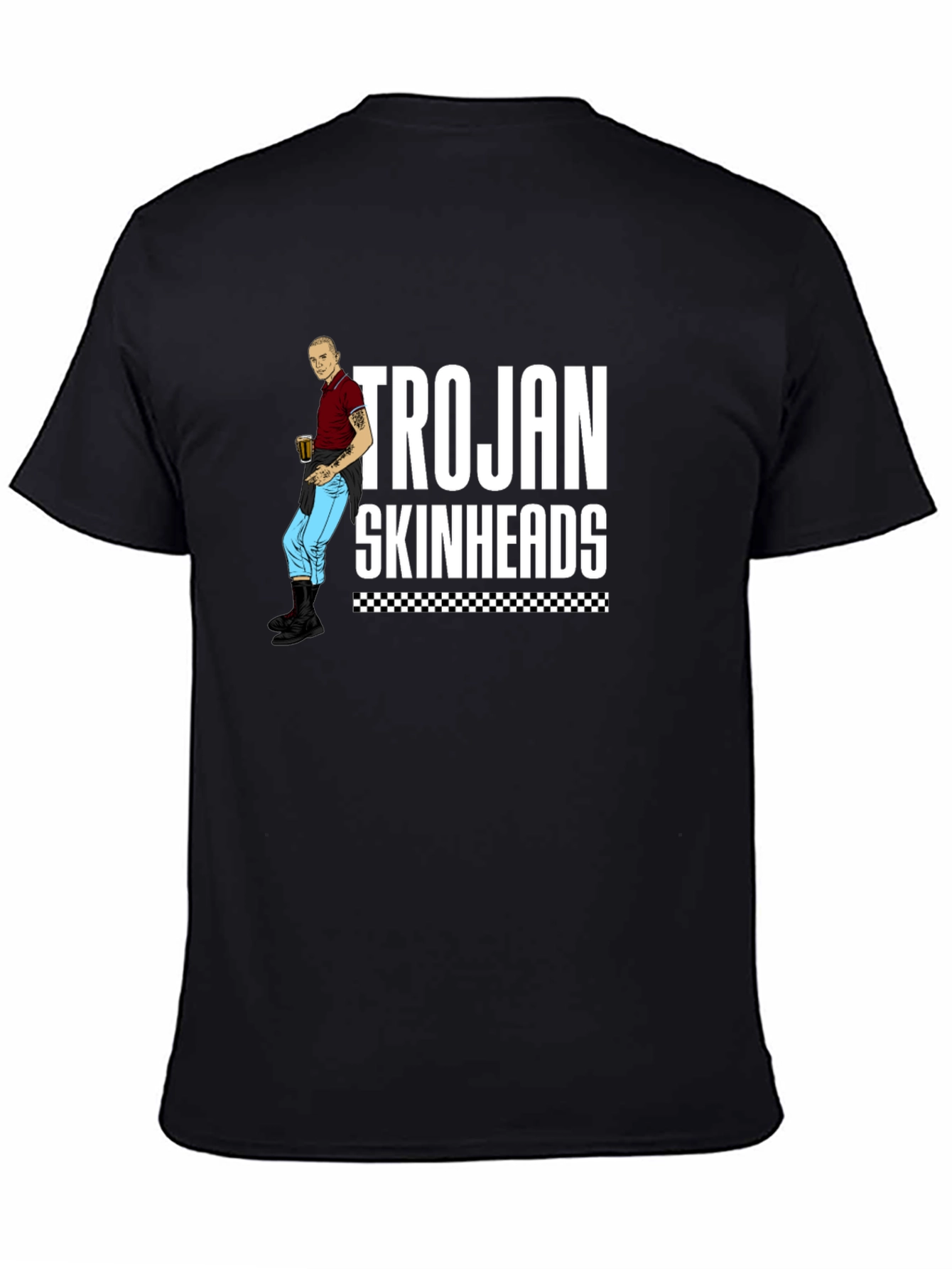 Trojan Skinheads Graphic T-Shirt Casual Wear