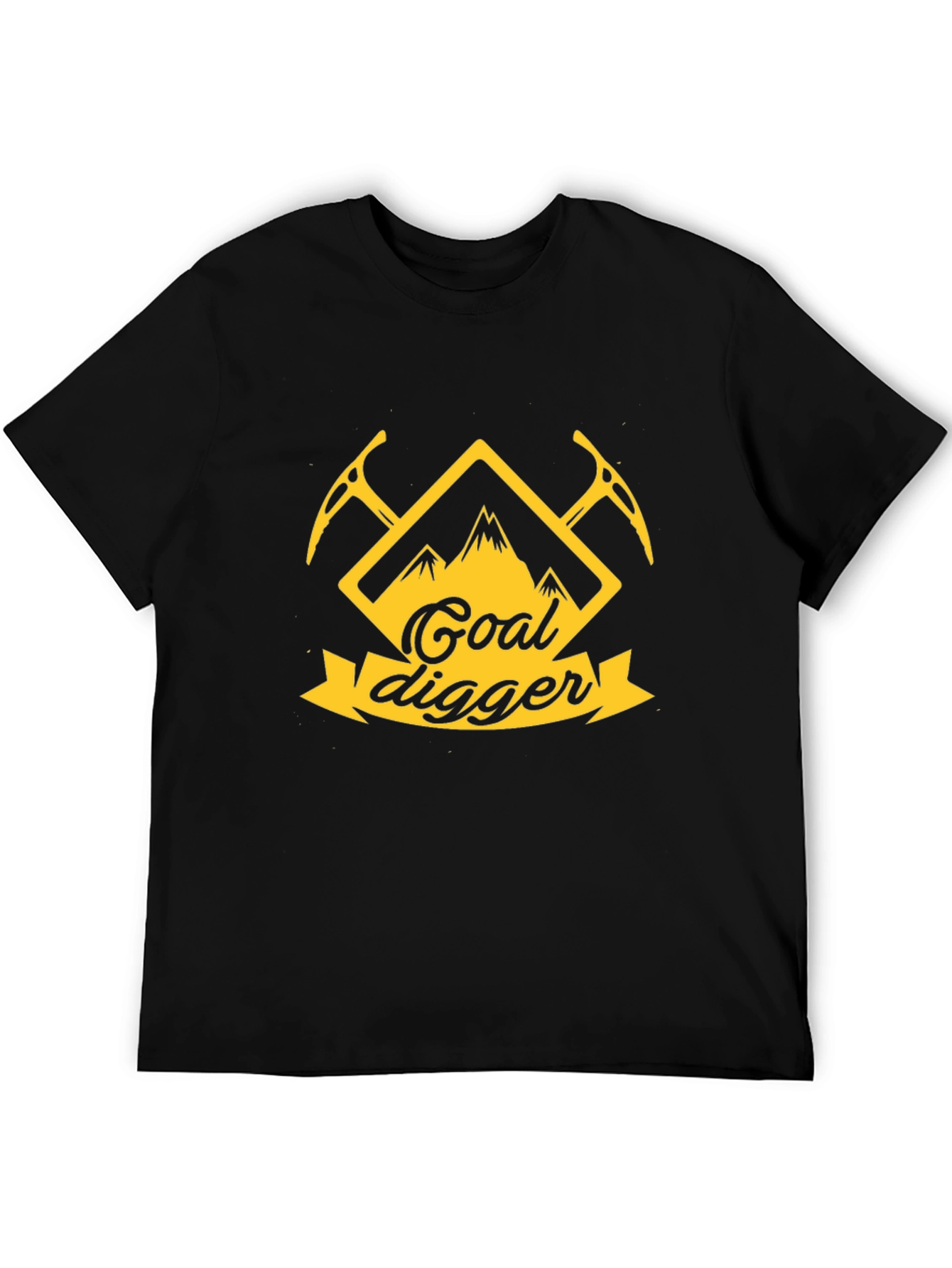 Goal Digger Graphic T-Shirt - Black