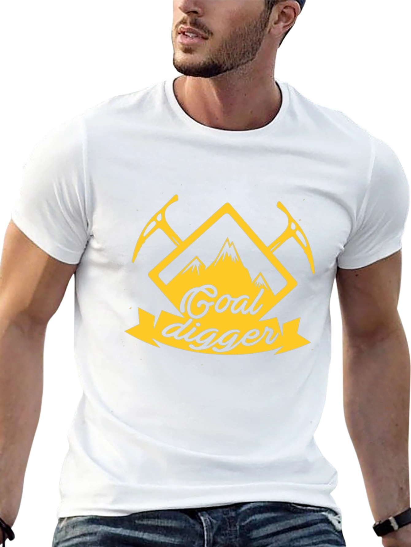Goal Digger Graphic T-Shirt - Black
