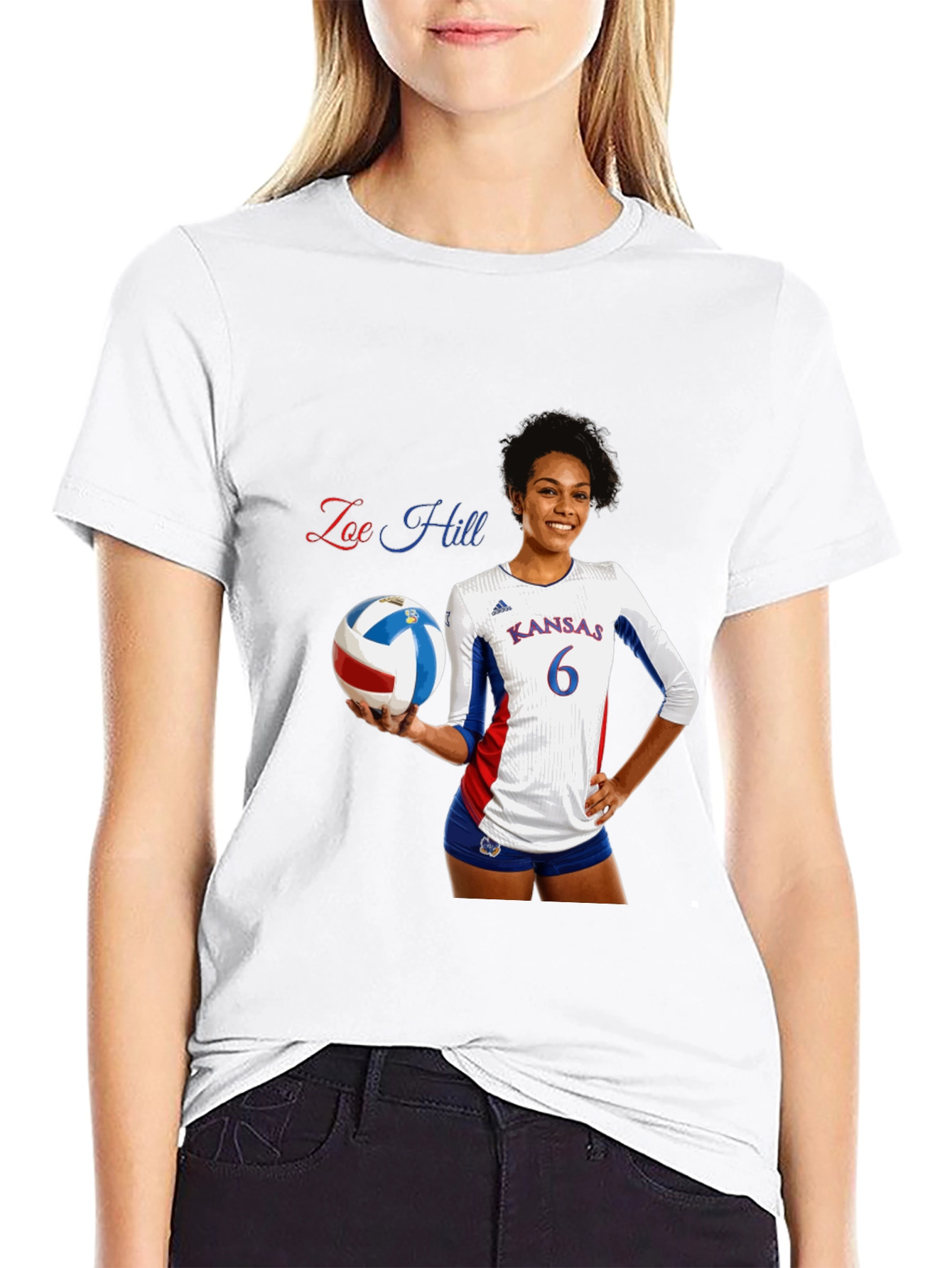 Zoe Hill Volleyball Fan T-Shirt